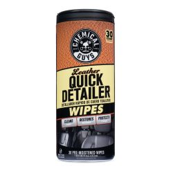 Chemical Guys Clean Leather Quick Detailer Canister Wipes