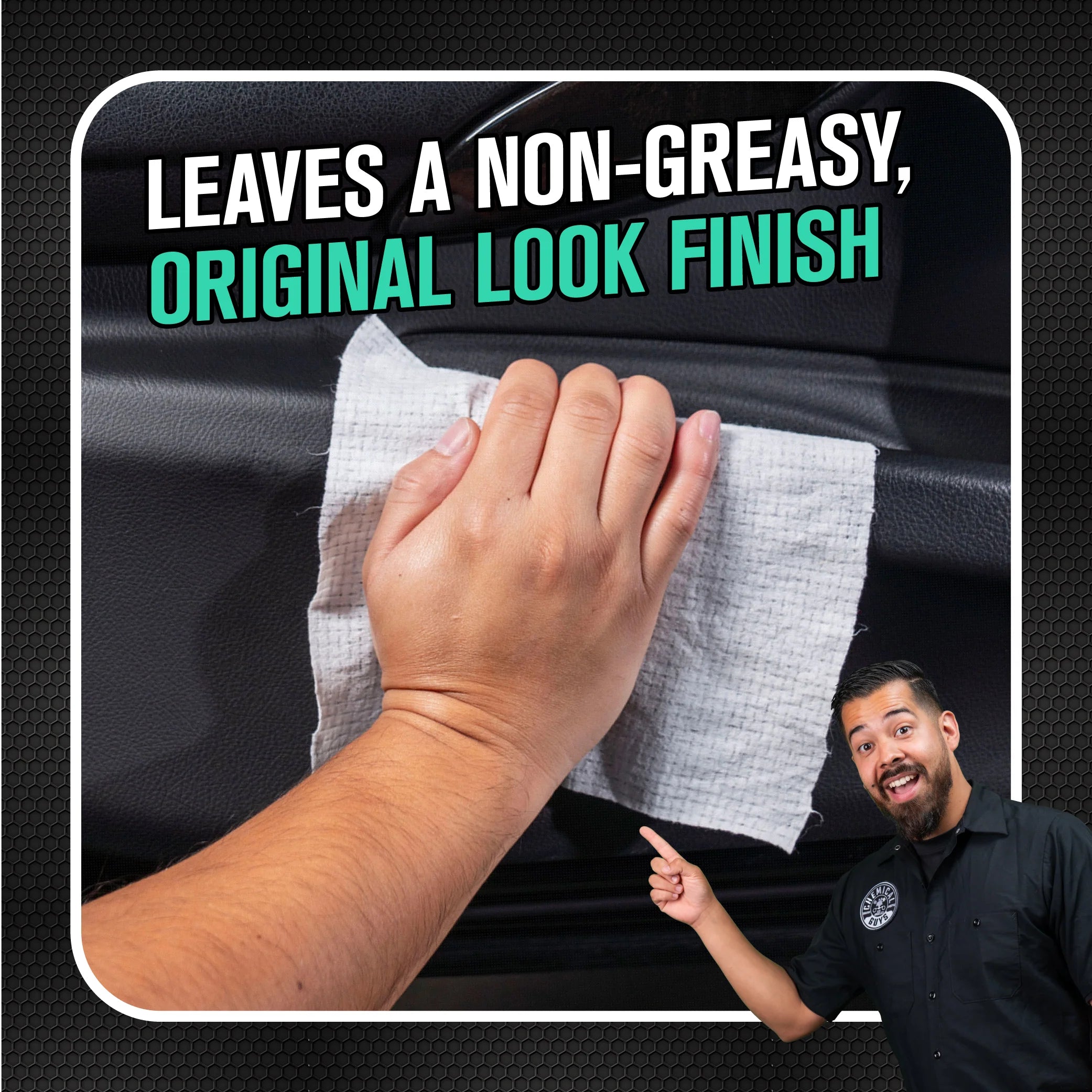 Chemical Guys Clean Total Interior Cleaner & Protectant Canister Wipes - Image 5