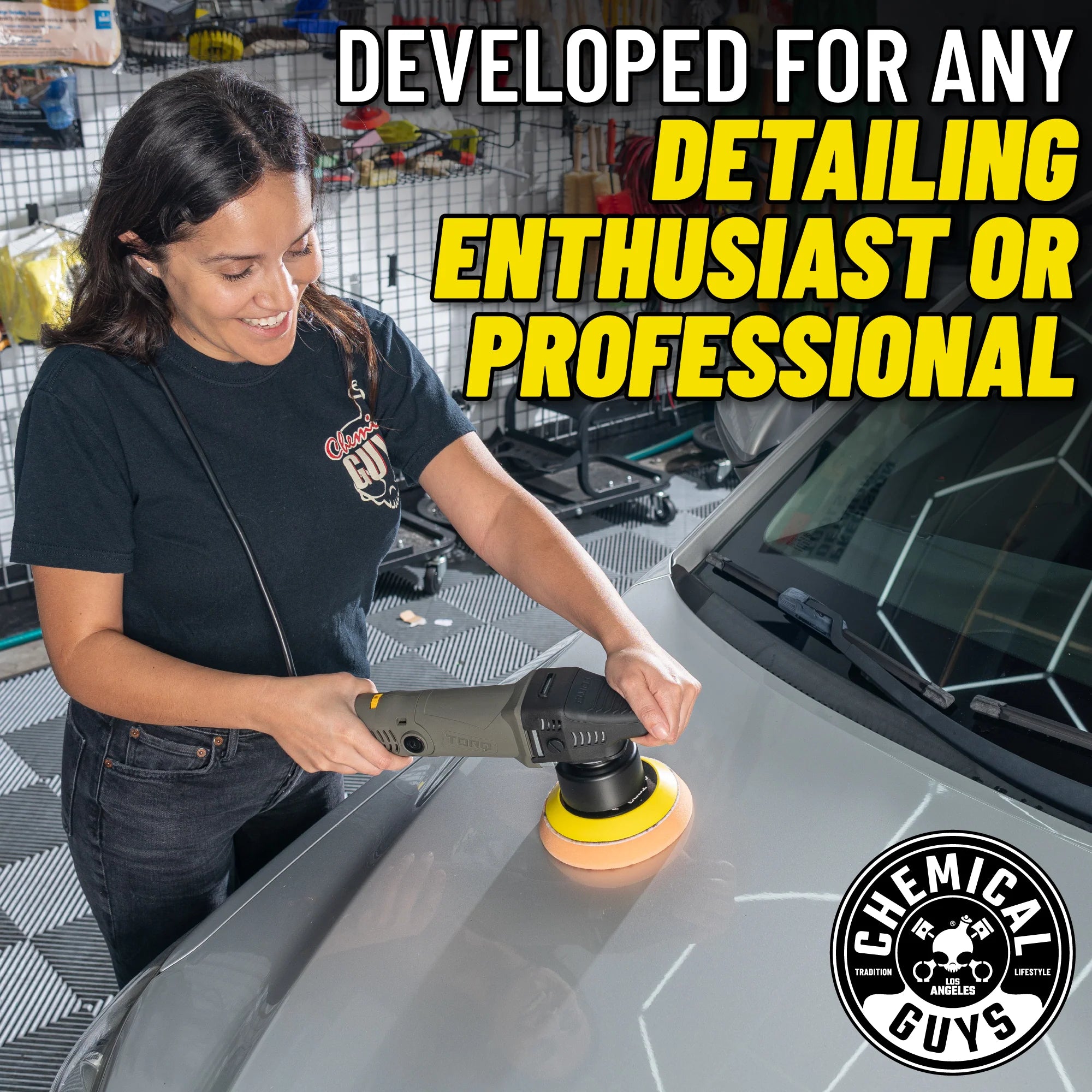 Chemical Guys Clean TORQX Random Orbital Polisher - Image 9