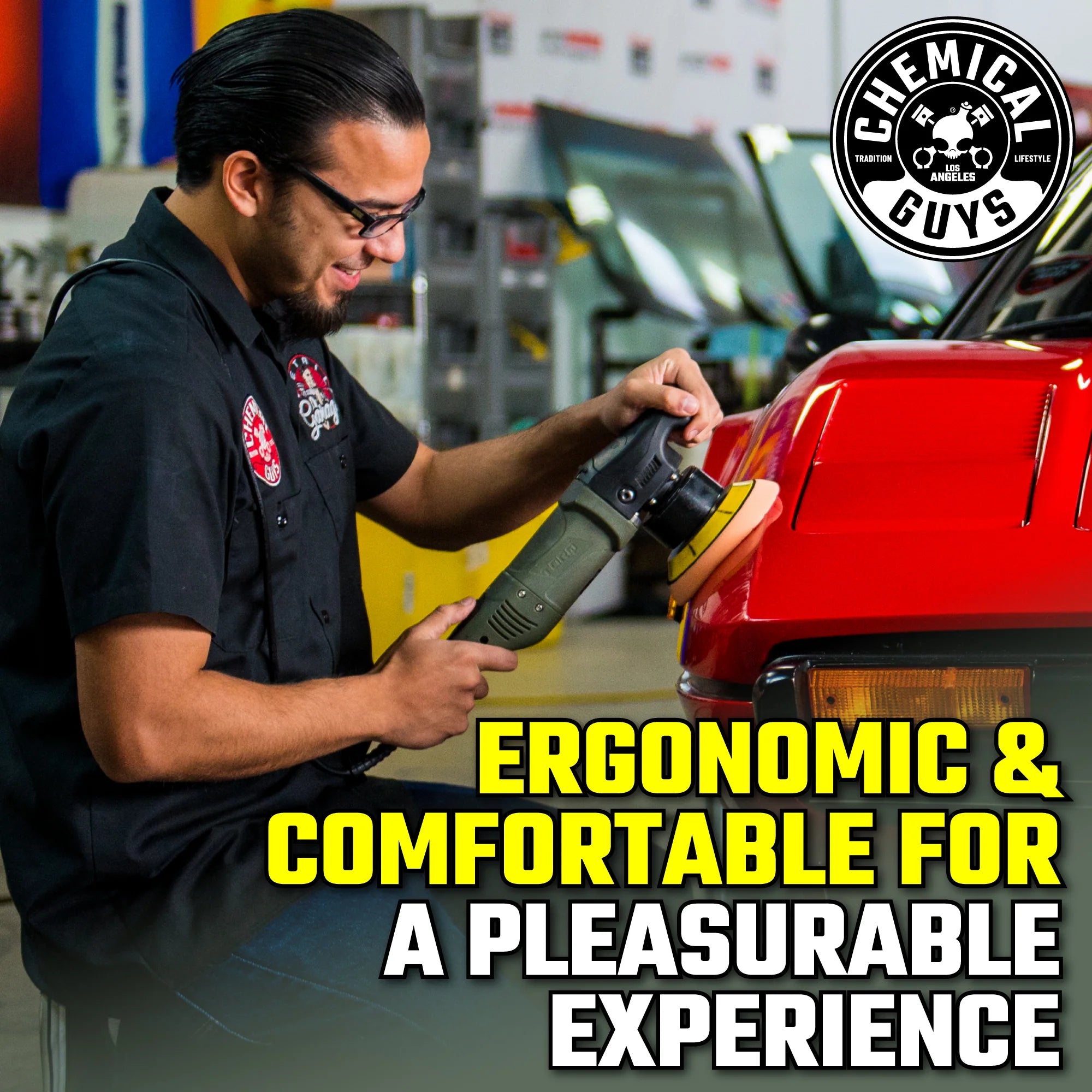 Chemical Guys Clean TORQ 10FX Random Orbital Polisher - Image 8