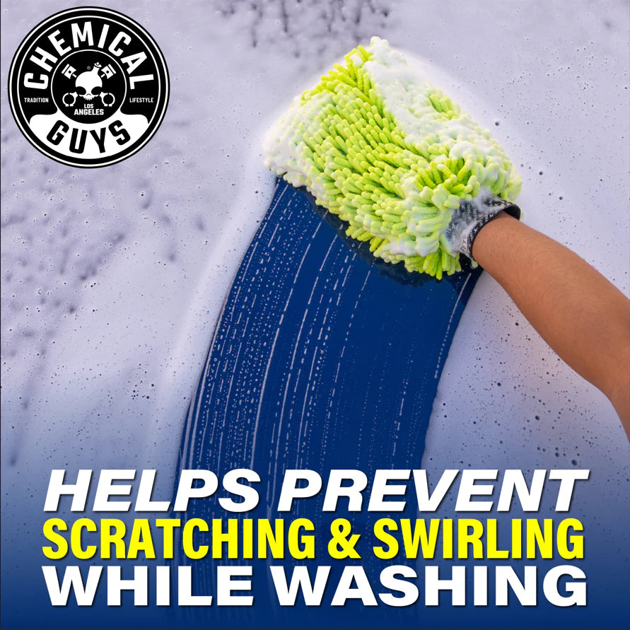 Chemical Guys Clean Chenille Wash Mitt - Image 3