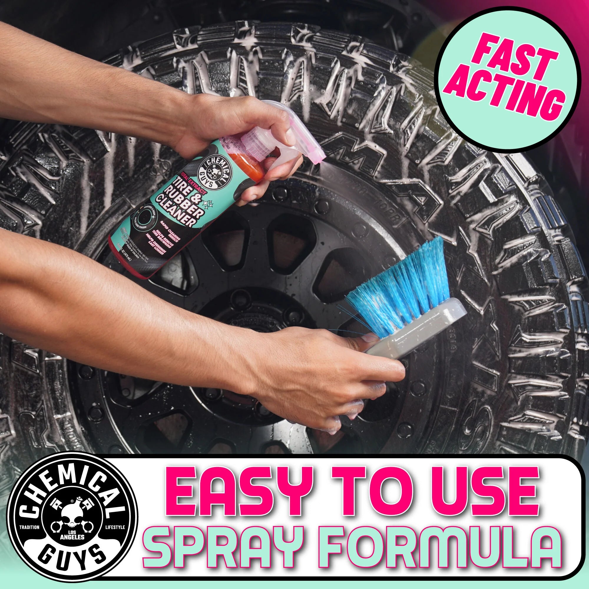 Chemical Guys Clean Total Extract Tire & Rubber Cleaner - Image 3