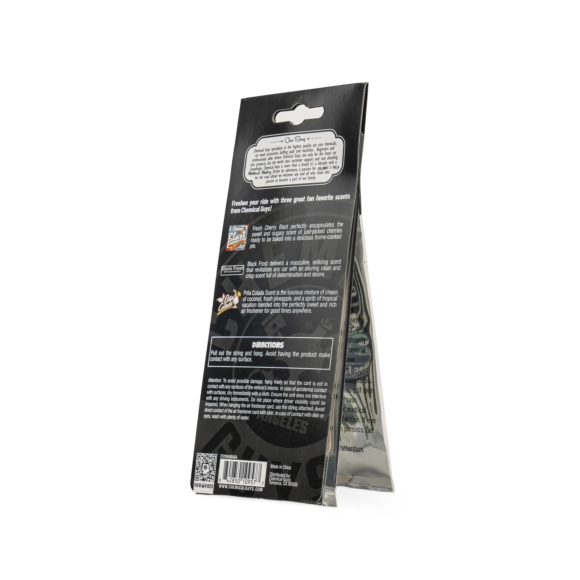 Chemical Guys Clean Hanging Air Freshener Assorted 3-Pack - Image 8