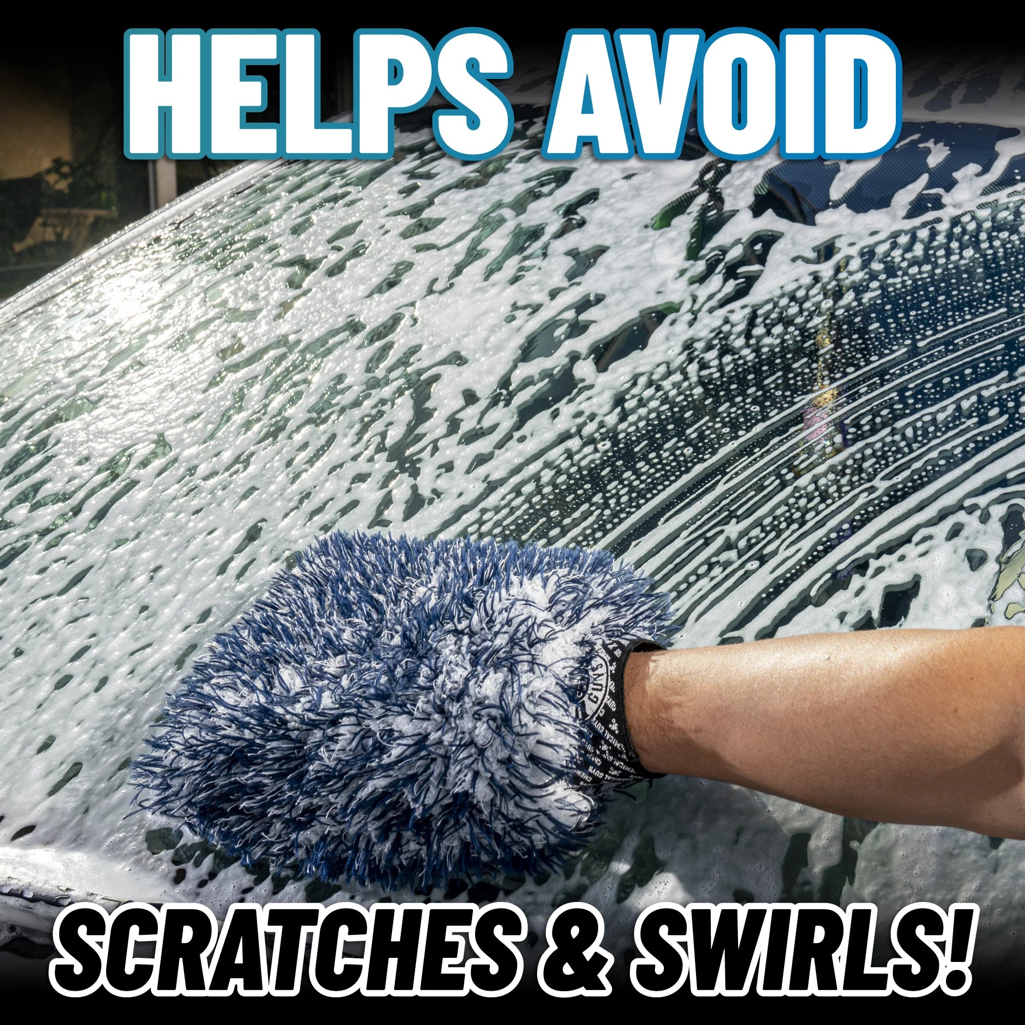 Chemical Guys Clean The Dually Microfiber Wash Mitt - Image 3