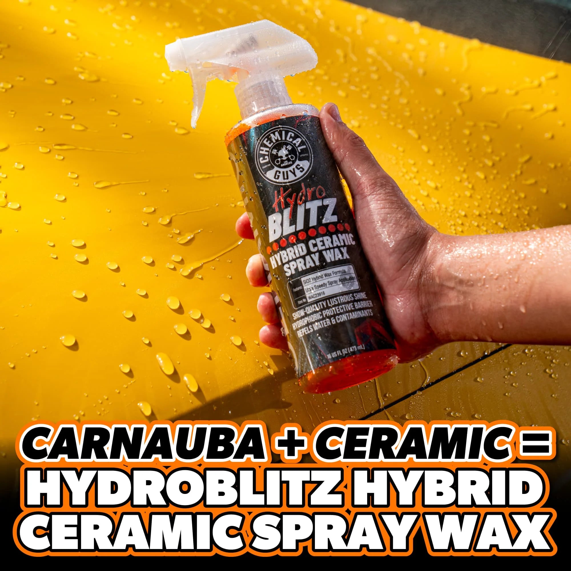 Chemical Guys Clean HydroBlitz Hybrid Ceramic Spray Wax - Image 2