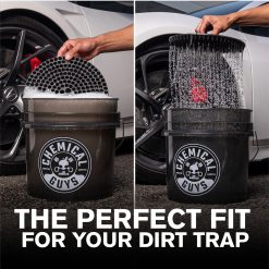 Alternative view of Chemical Guys Clean Heavy Duty Ultra Clear Detailing Bucket, 4.25 Gal, Smoked Obsidian Black