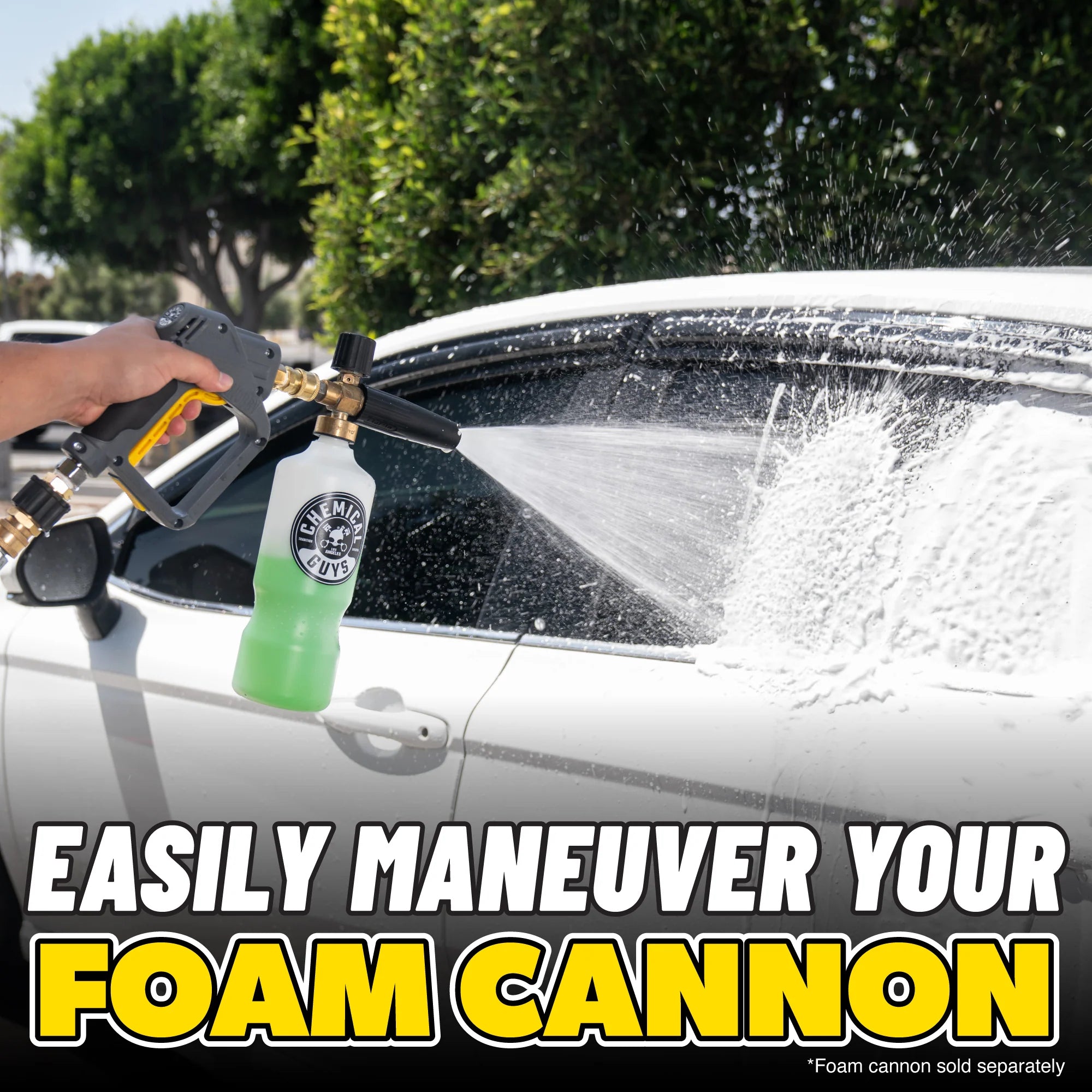 Chemical Guys Clean TORQ Snubby Pressure Washer Gun - Foam Cannon Attachment - Image 11