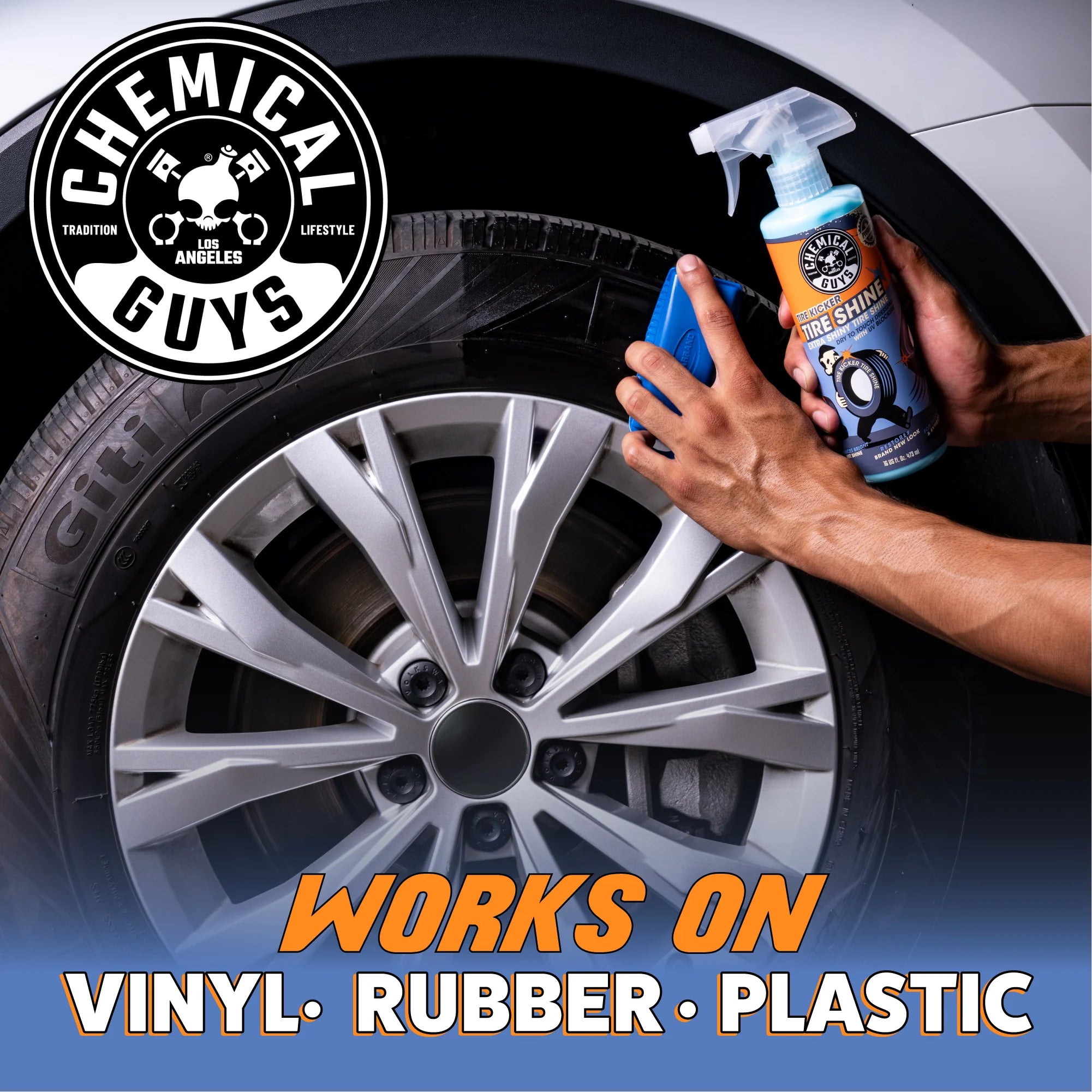 Chemical Guys Clean Tire Kicker Extra Shiny Tire Shine - Image 11