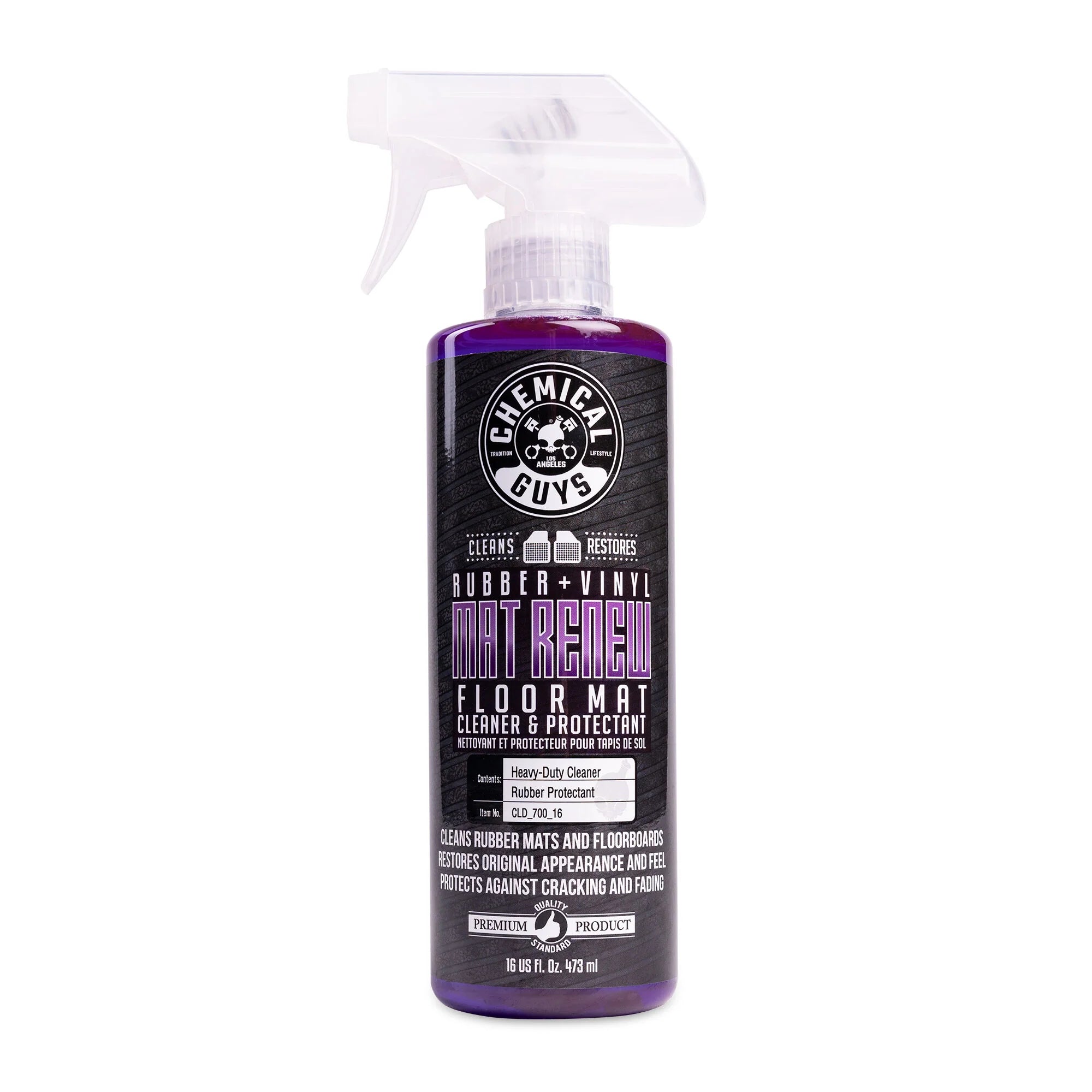 Chemical Guys Clean Mat ReNew Rubber + Vinyl Floor Mat Cleaner and Protectant