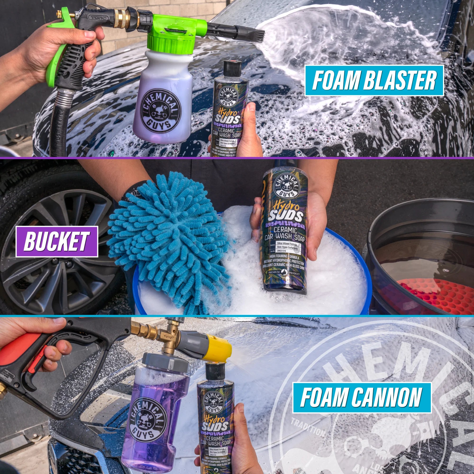 Chemical Guys Clean HydroSuds Ceramic Car Wash Soap - Image 5