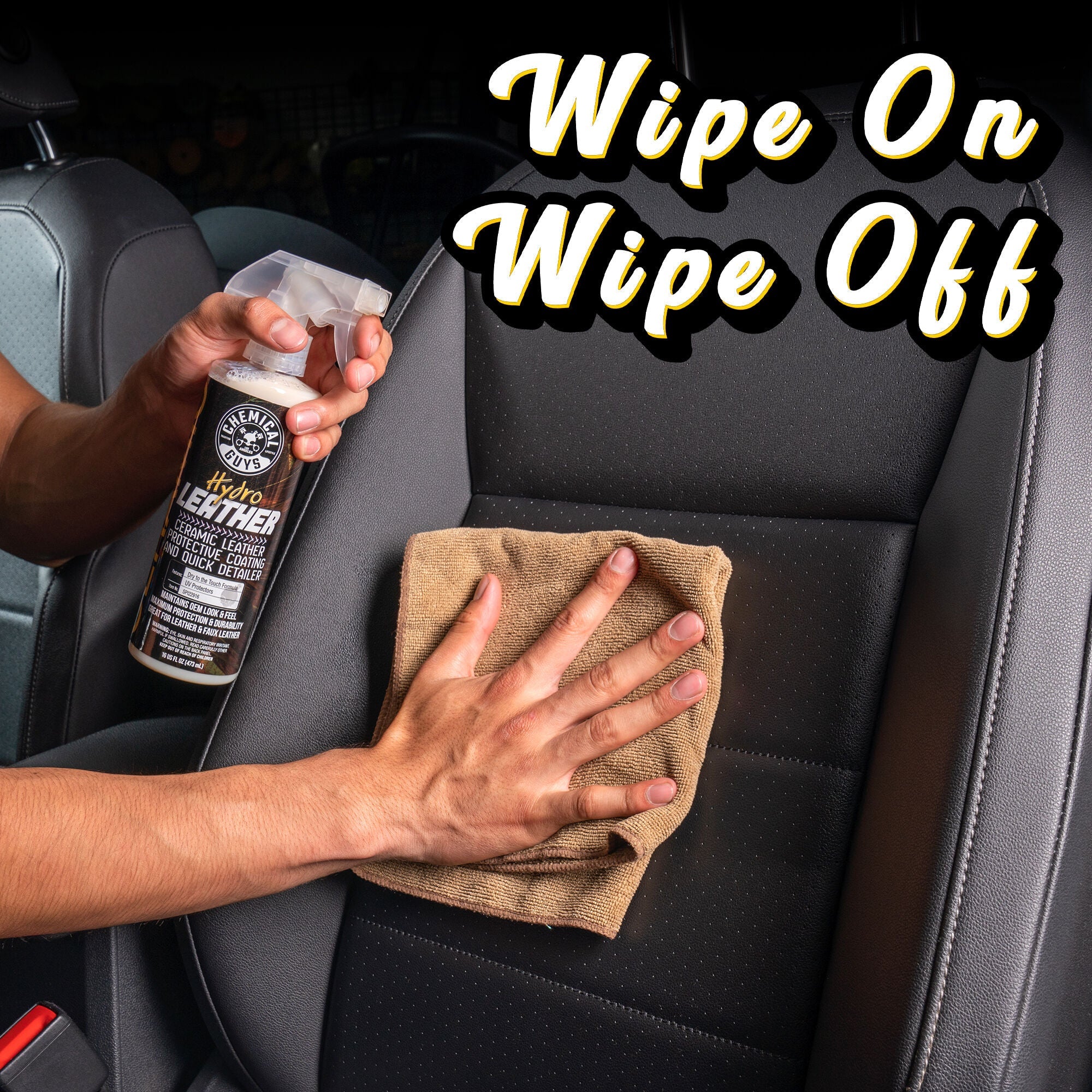 Chemical Guys Clean HydroLeather Ceramic Coating and Quick Detailer - Image 10
