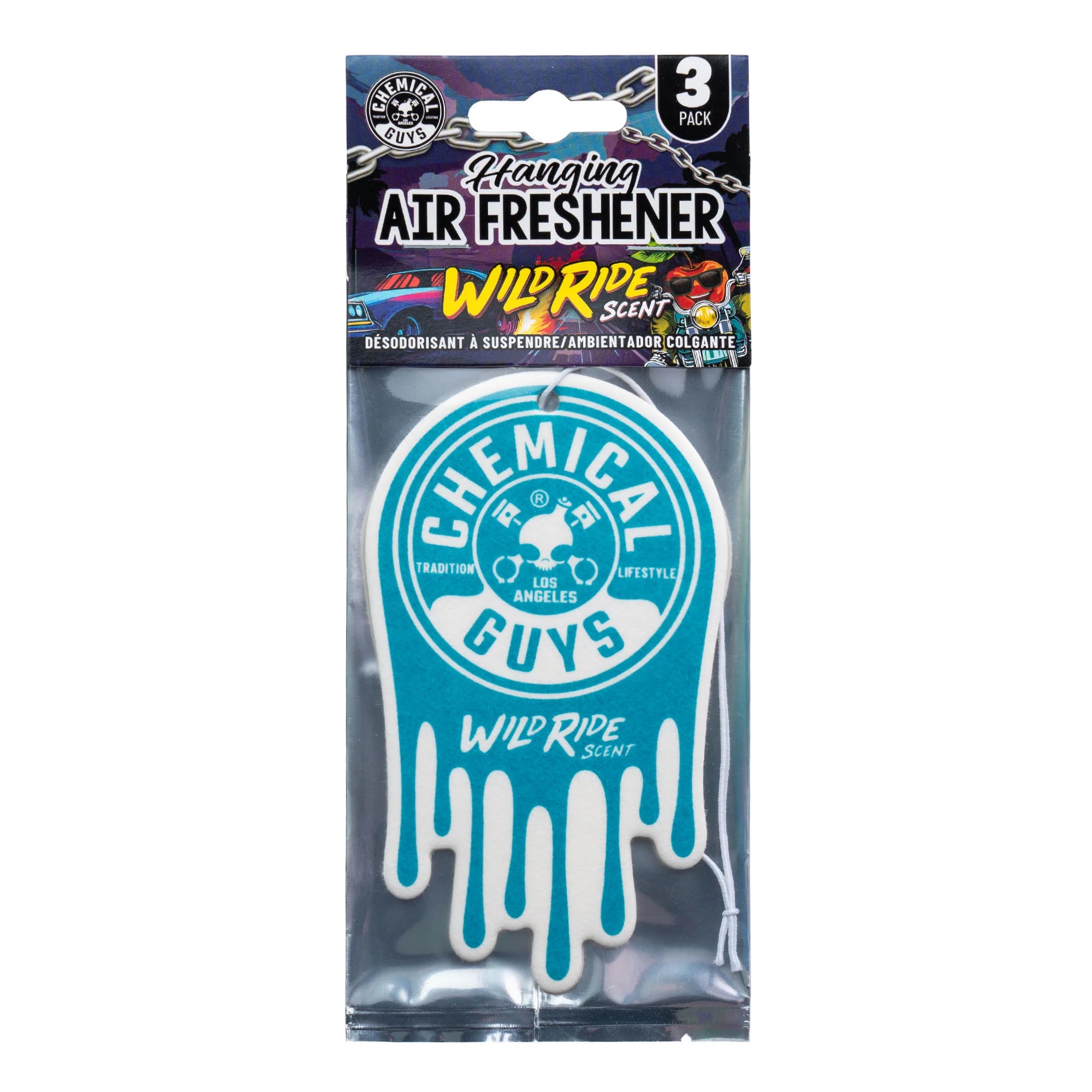 Chemical Guys Clean Wild Ride Hanging Air Freshener