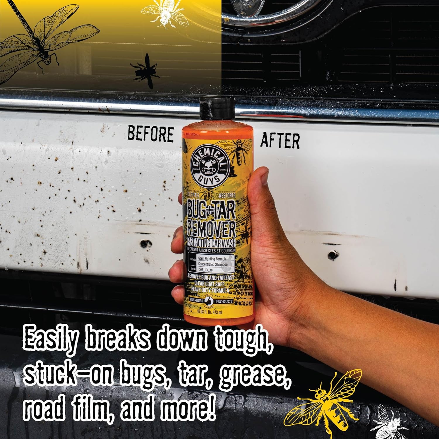 Chemical Guys Clean Bug & Tar Remover Car Wash - Image 5