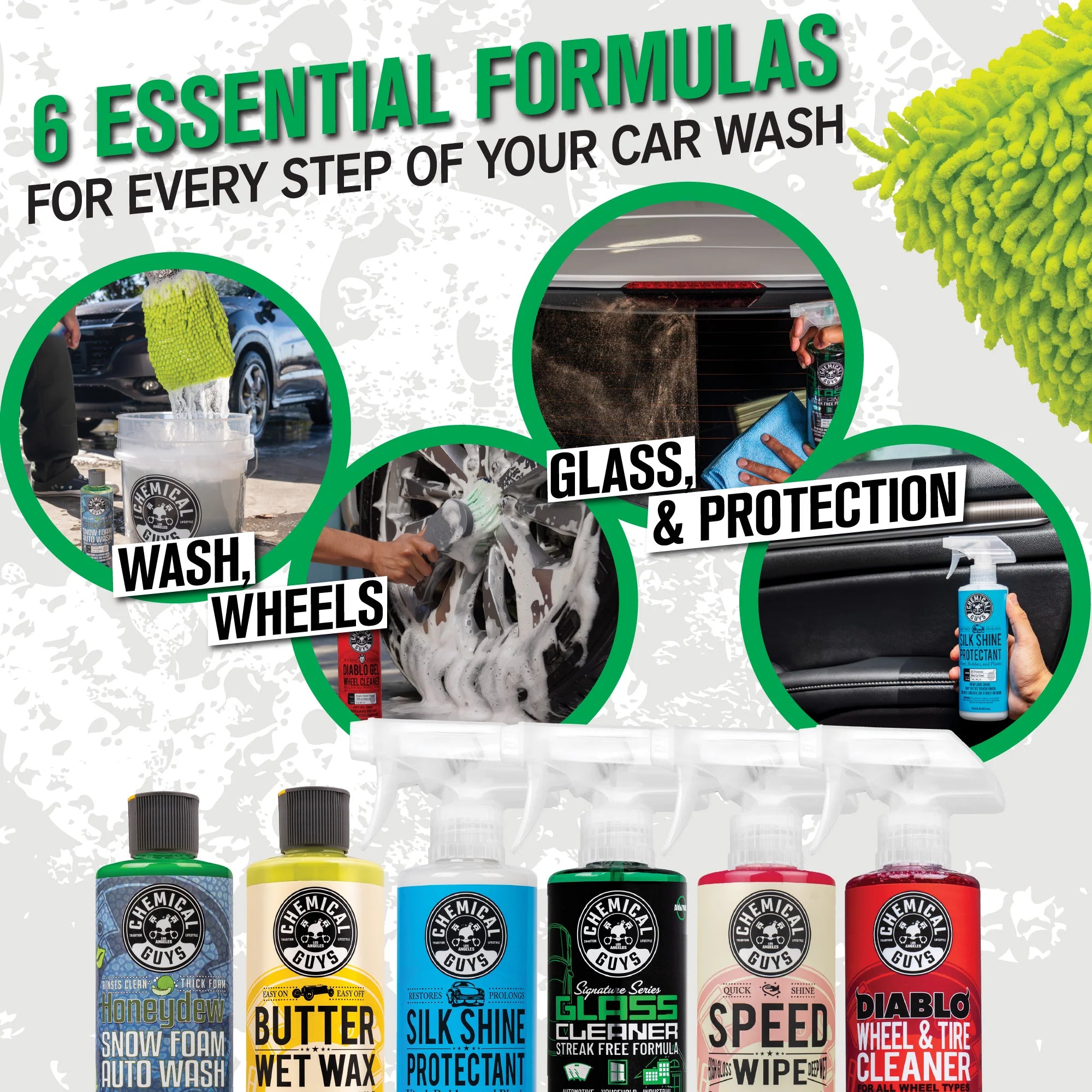 Chemical Guys Clean 16-Piece Arsenal Builder Ceramic Protection Car Wash Kit with TORQ Foam Blaster - Image 4