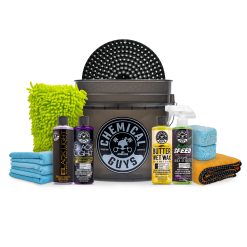 Chemical Guys Clean Black Car Wash Glaze & Detail Ultimate Kit w/Bucket
