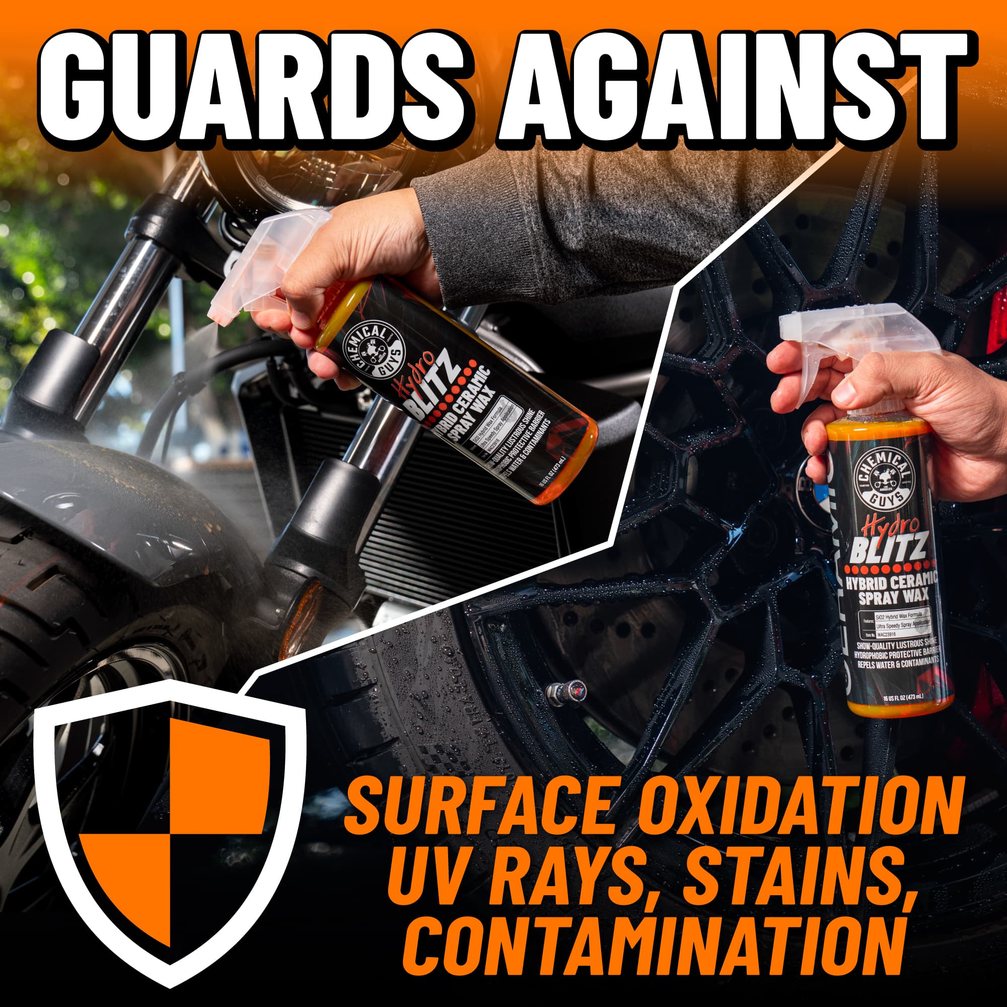 Chemical Guys Clean HydroBlitz Hybrid Ceramic Spray Wax - Image 5