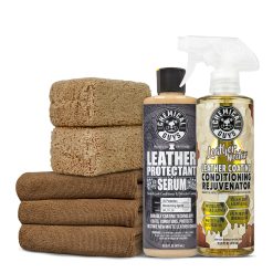 Chemical Guys Clean Leather Rejuvenate & Protect Kit