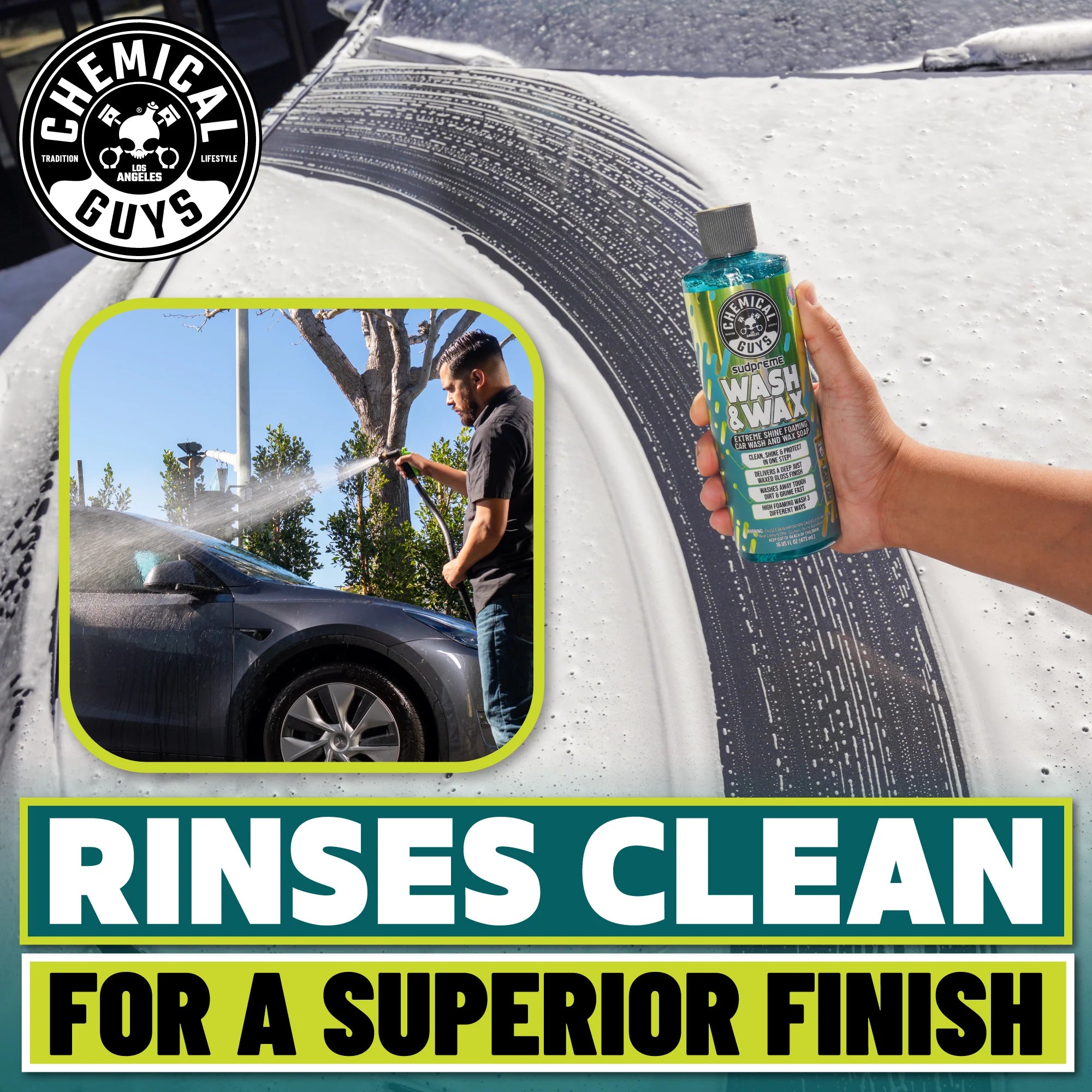 Chemical Guys Clean Sudpreme Wash & Wax - Image 12