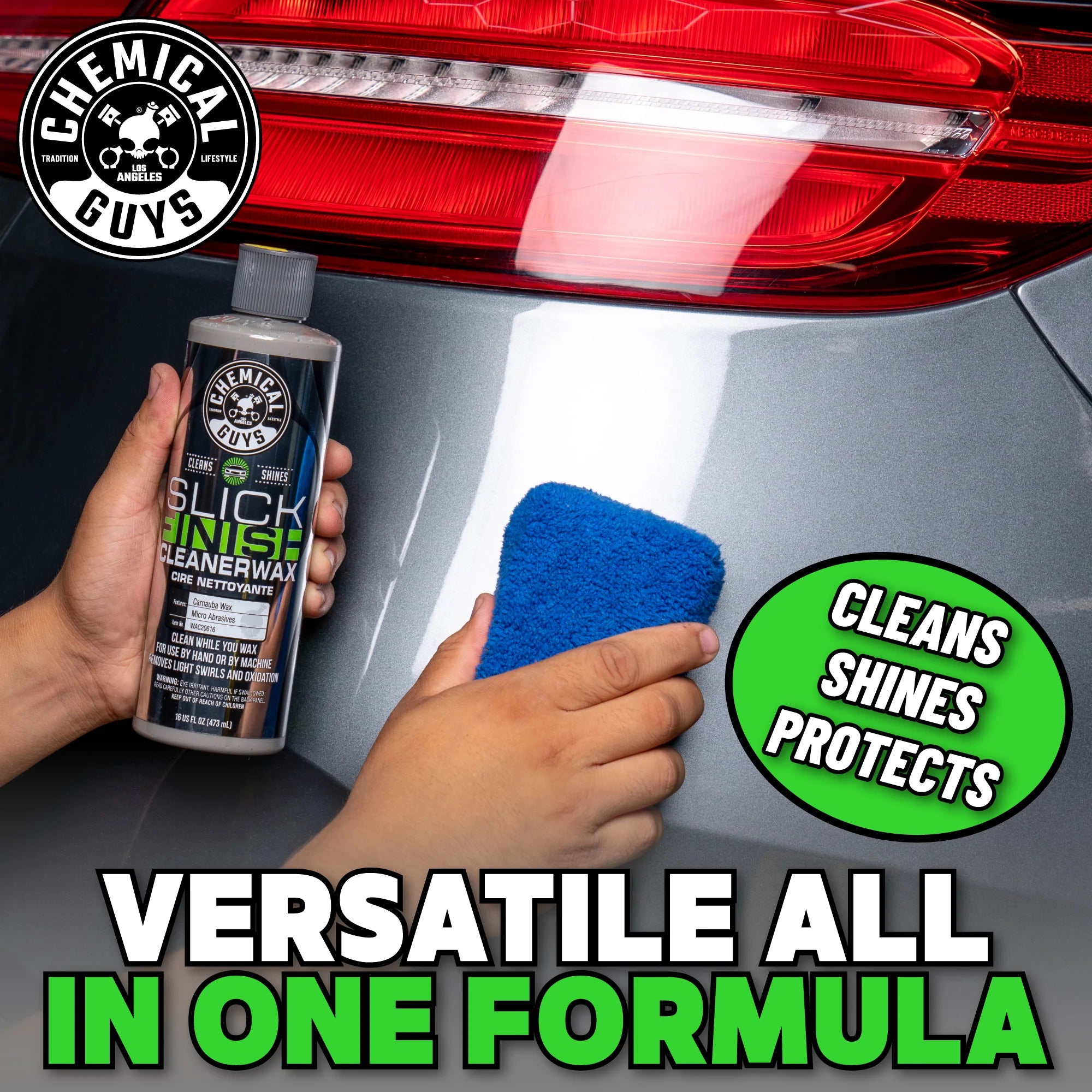 Chemical Guys Clean Slick Finish Cleaner Wax - Image 3