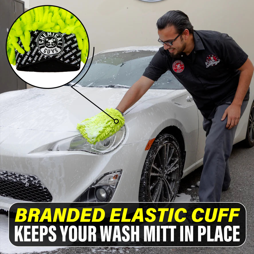 Chemical Guys Clean Chenille Wash Mitt - Image 9