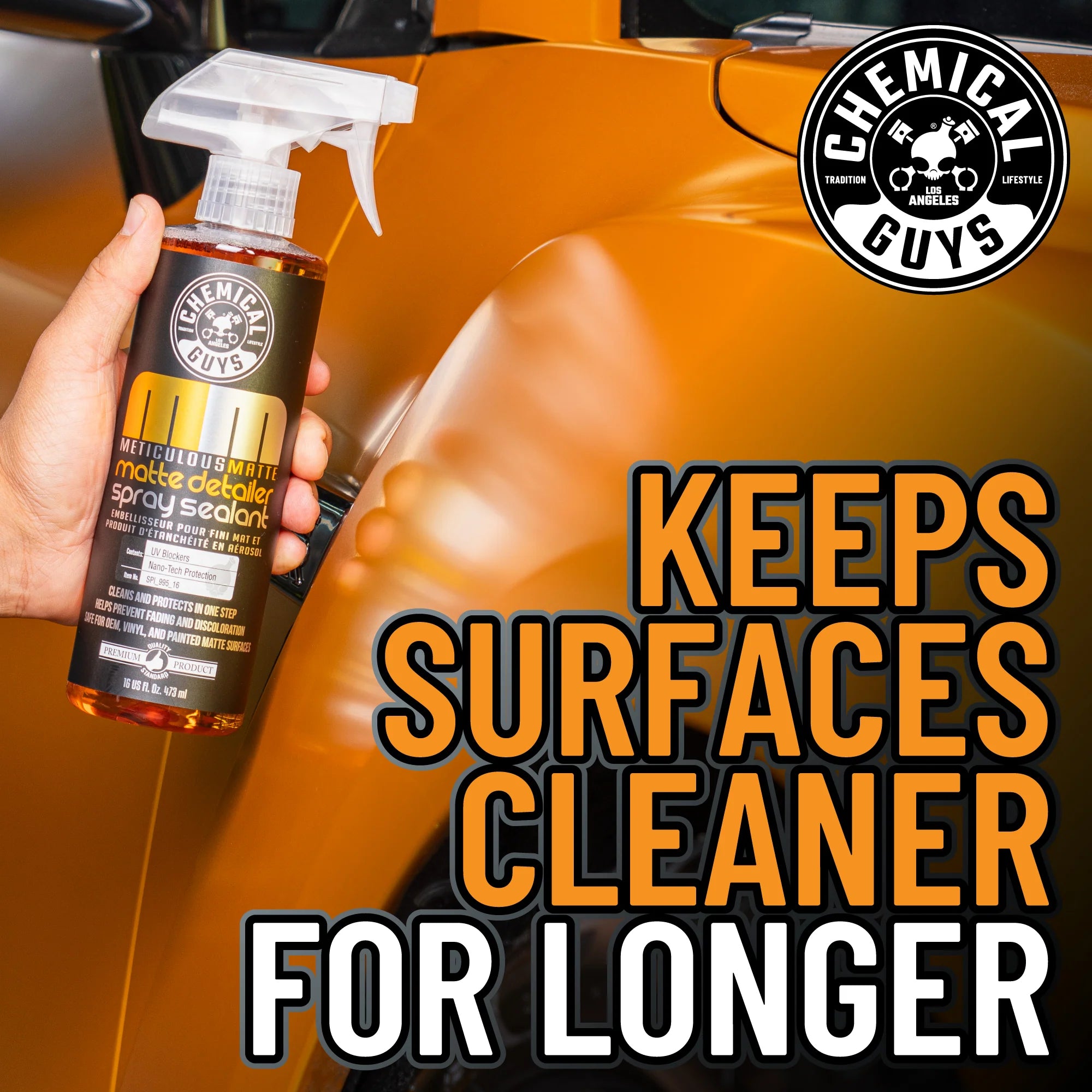Chemical Guys Clean Meticulous Matte Detailer Spray & Sealant - Image 10