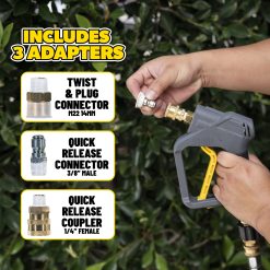 Alternative view of Chemical Guys Clean TORQ Snubby Pressure Washer Gun - Foam Cannon Attachment
