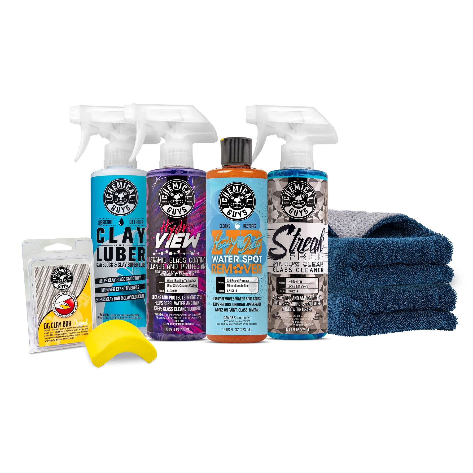 Chemical Guys Clean Total Glass Care & Ceramic Coating Kit
