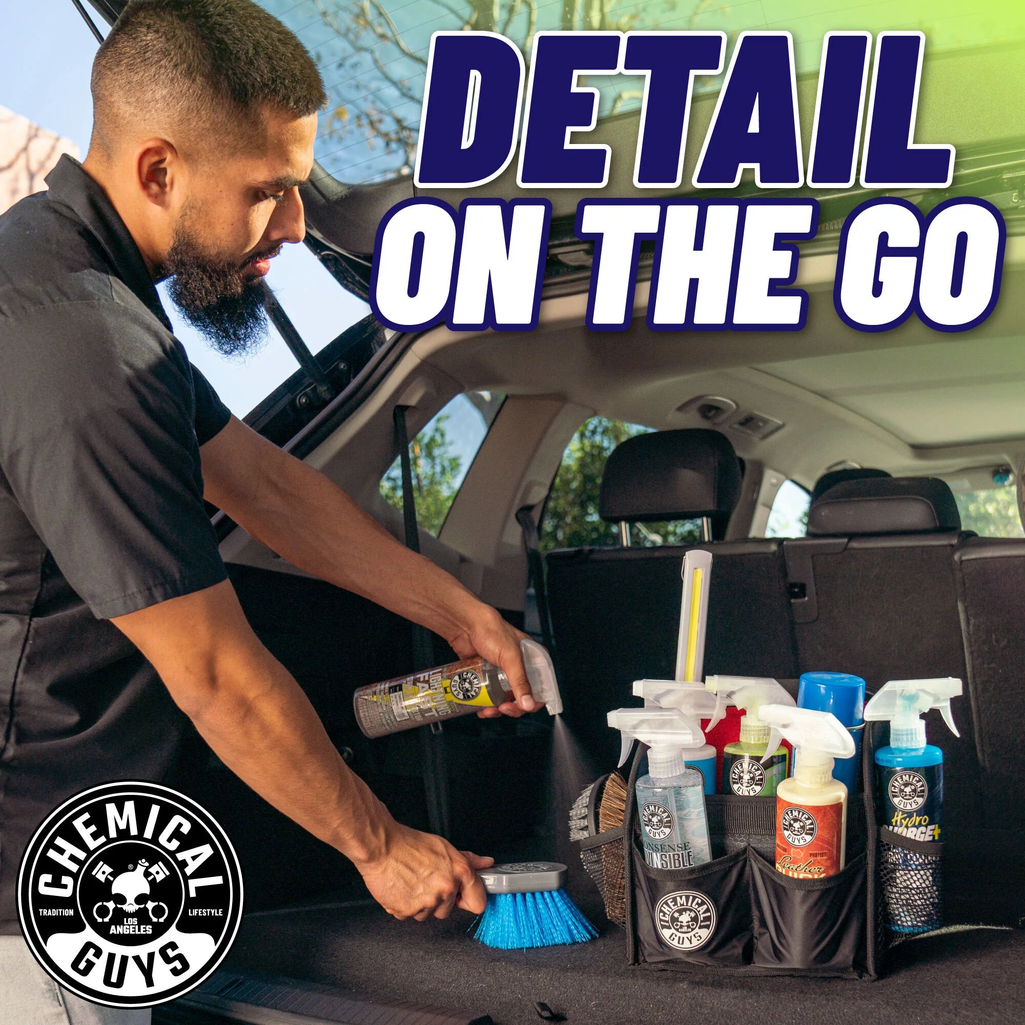 Chemical Guys Clean Speed Load Carrying Caddy & Storage Organizer - Image 11