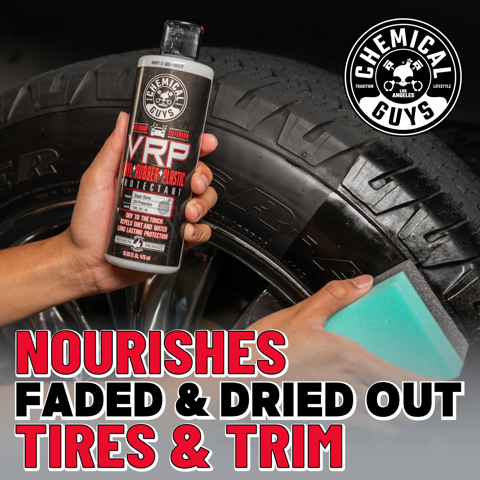 Chemical Guys Clean VRP Vinyl, Rubber, Plastic Protectant - Image 7