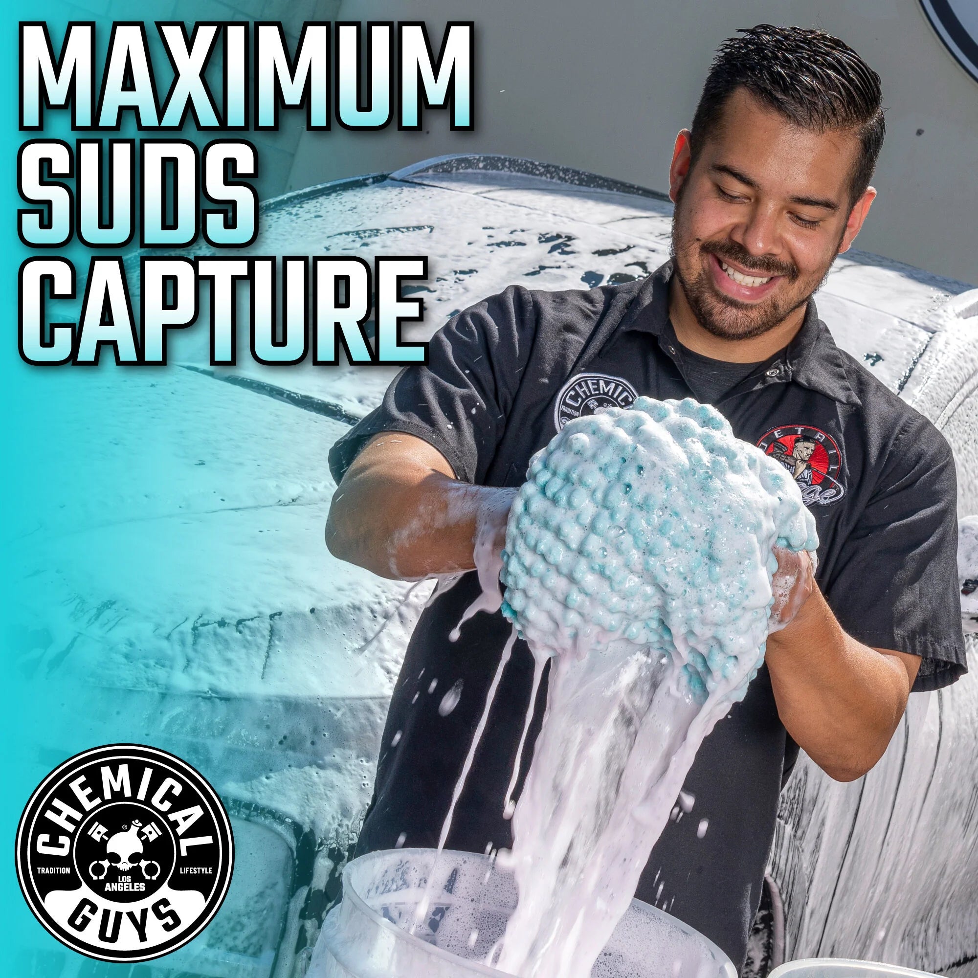 Chemical Guys Clean Big Noodle Supersized Wash Mitt - Image 12
