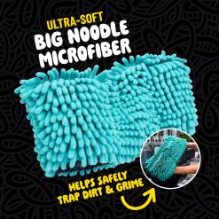 Alternative view of Chemical Guys Clean Big Noodle Grip & Glide Two Handed Wash Mitt