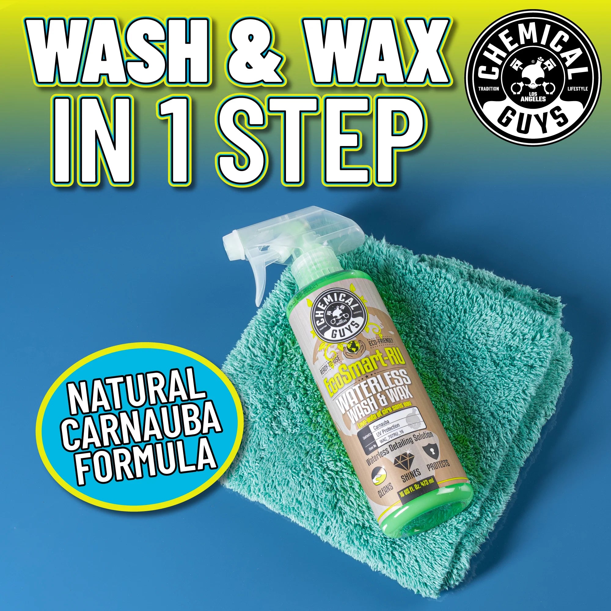 Chemical Guys Clean EcoSmart-RU Waterless Car Wash - Image 4