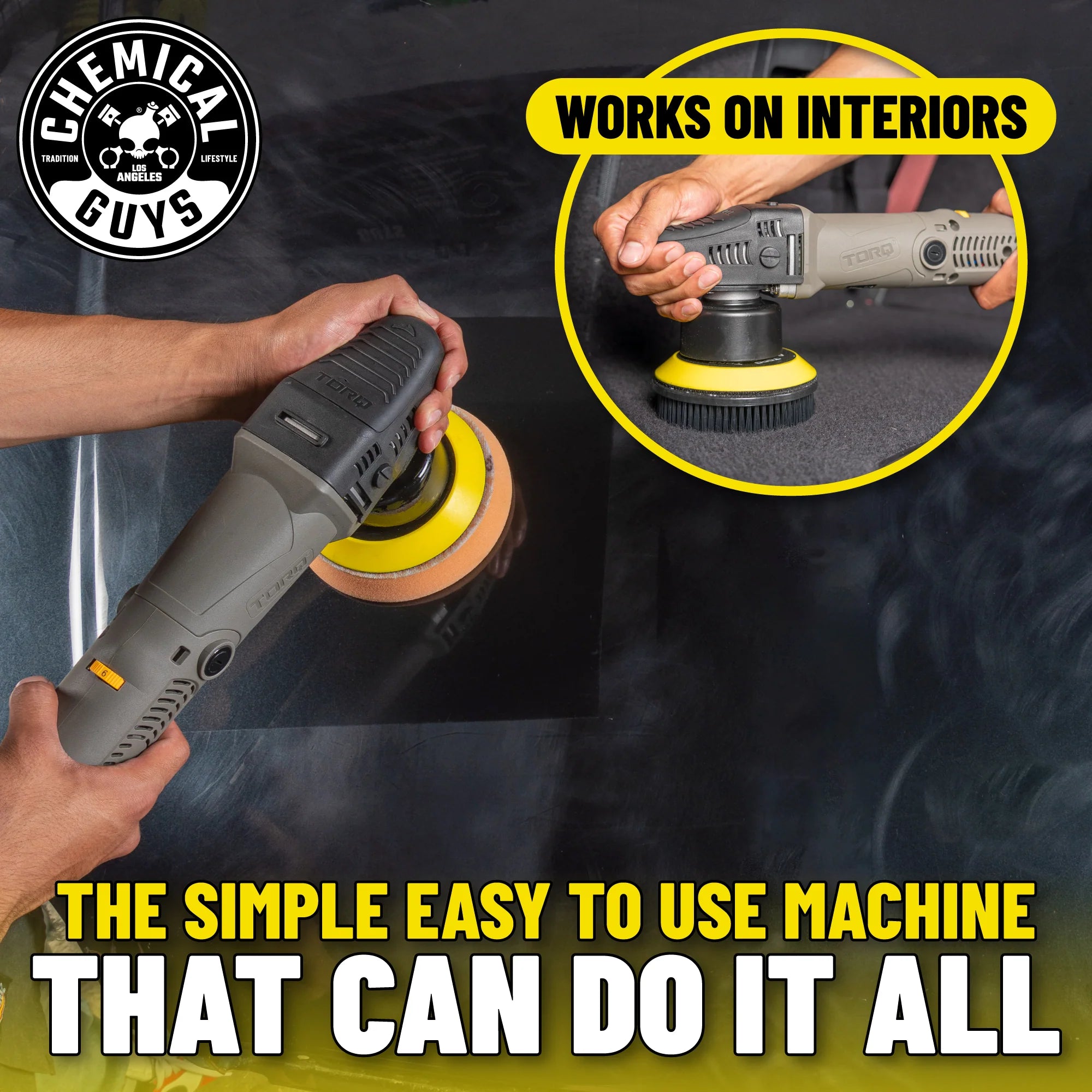 Chemical Guys Clean TORQX Random Orbital Polisher - Image 10