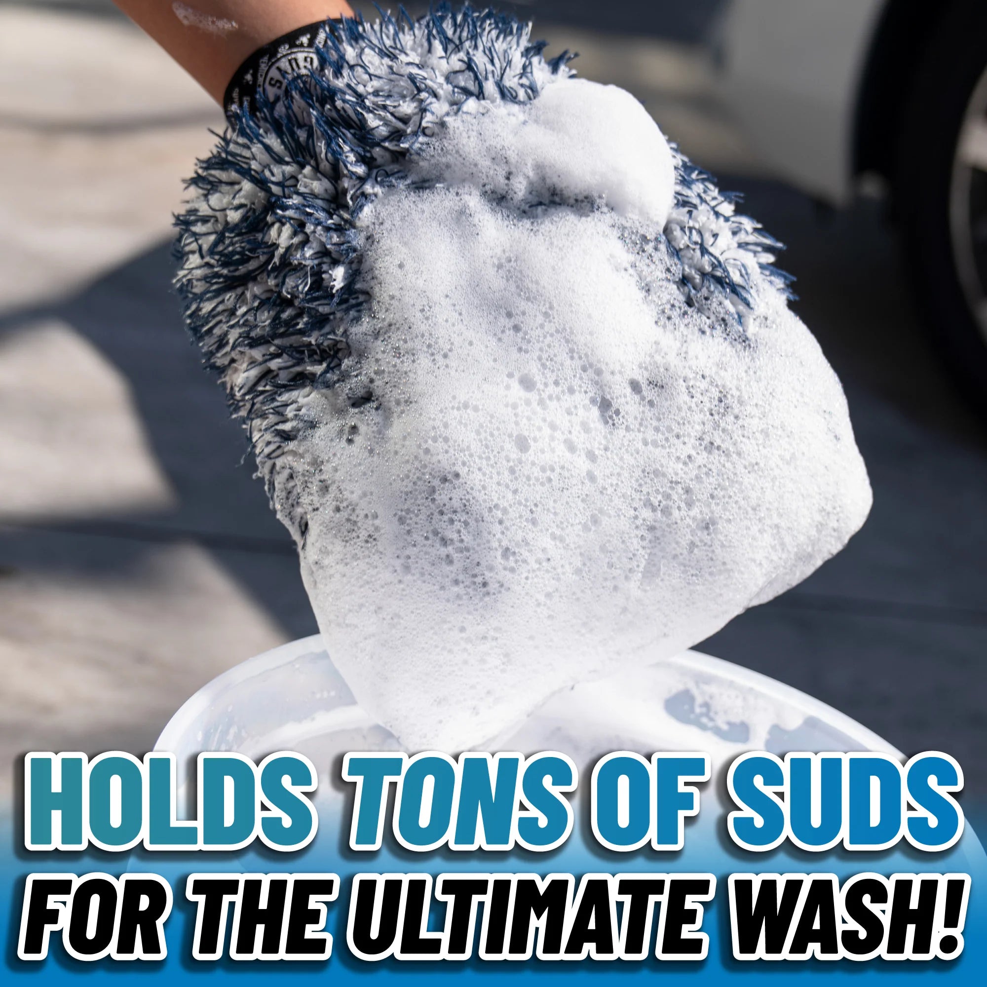 Chemical Guys Clean The Dually Microfiber Wash Mitt - Image 5