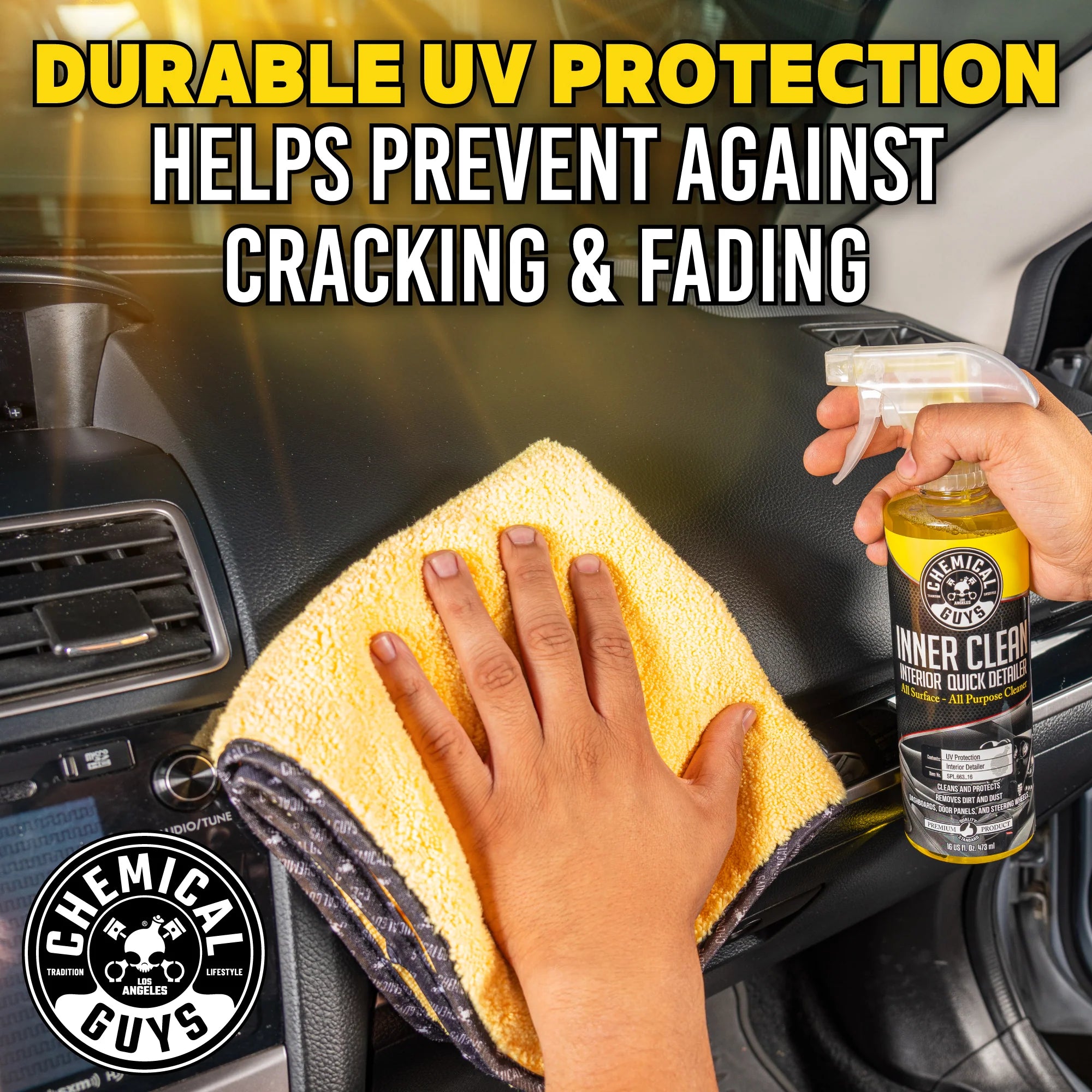 Chemical Guys Clean Inner Clean Interior Quick Detailer & Protectant - Image 4