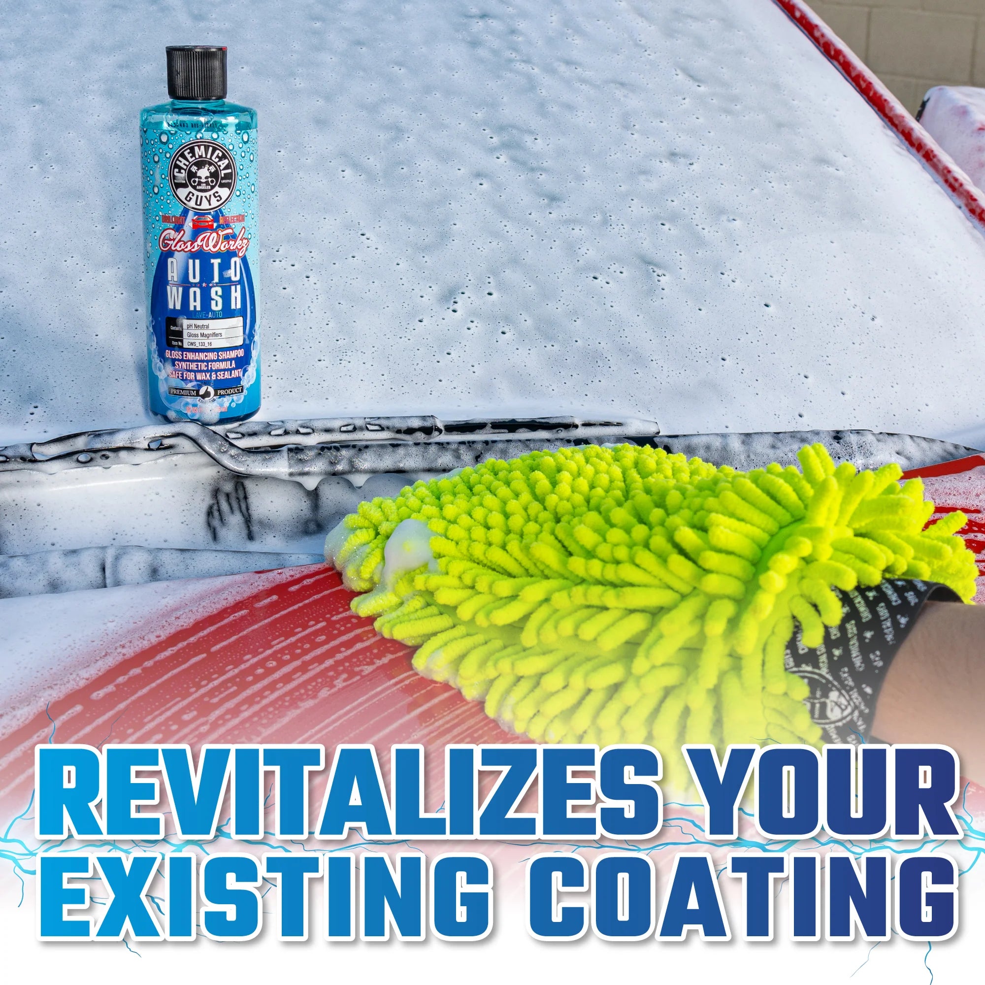 Chemical Guys Clean Glossworkz Intense Gloss Booster And Paintwork Cleanser - Image 3