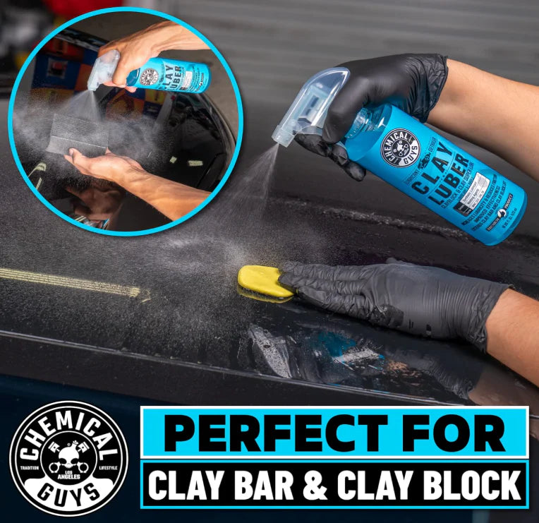 Chemical Guys Clean Rinse & Renew Clay Block & Clay Luber Kit Bundle - Image 3