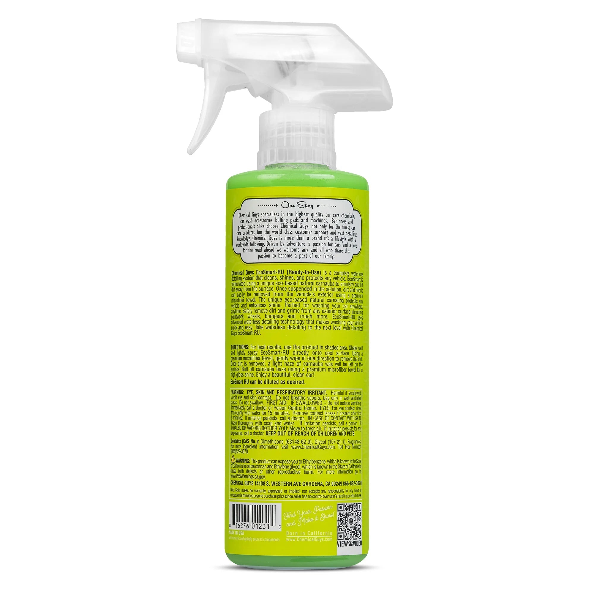 Chemical Guys Clean EcoSmart-RU Waterless Car Wash - Image 16