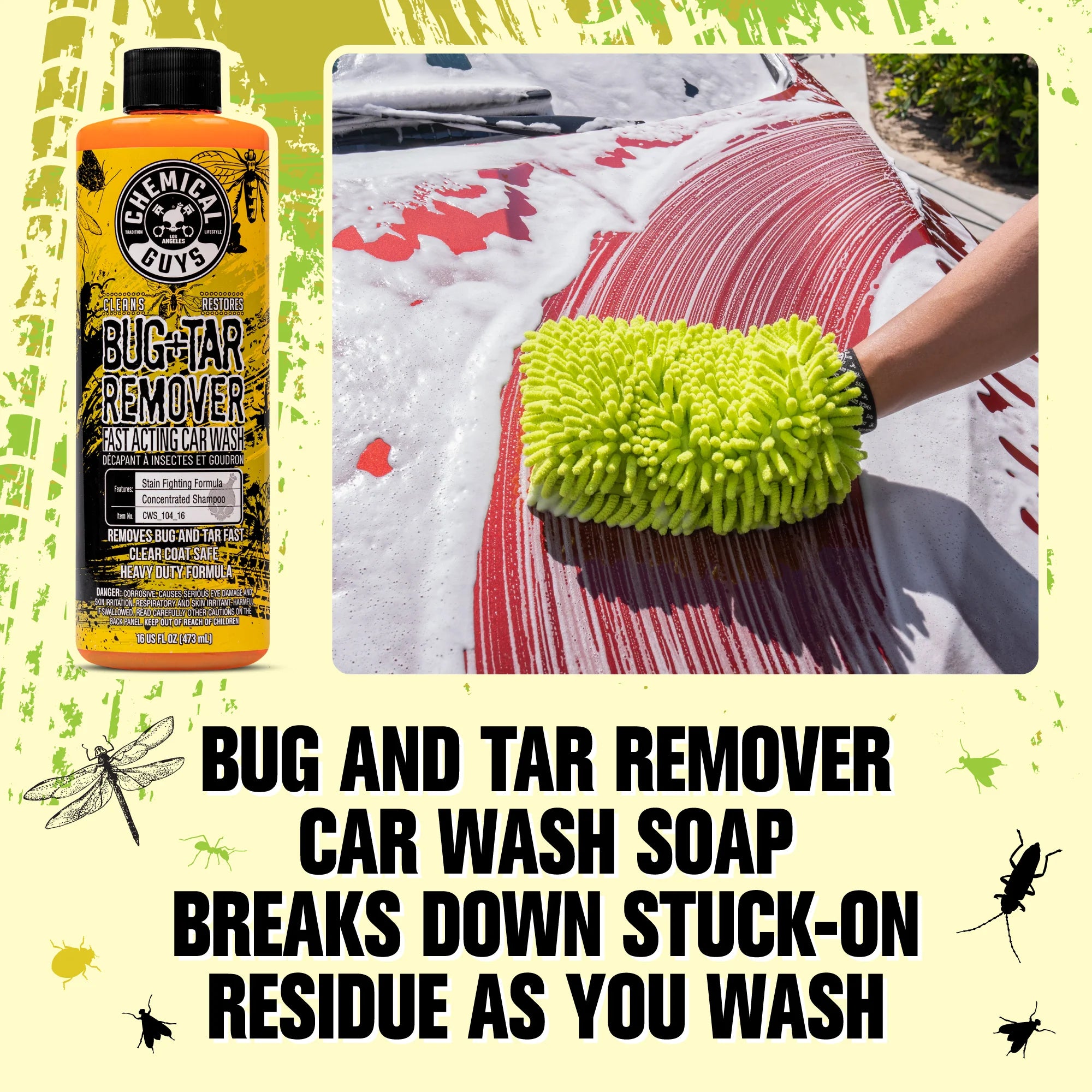 Chemical Guys Clean Bug, Tar, Sap Remover Car Wash Kit - Image 4