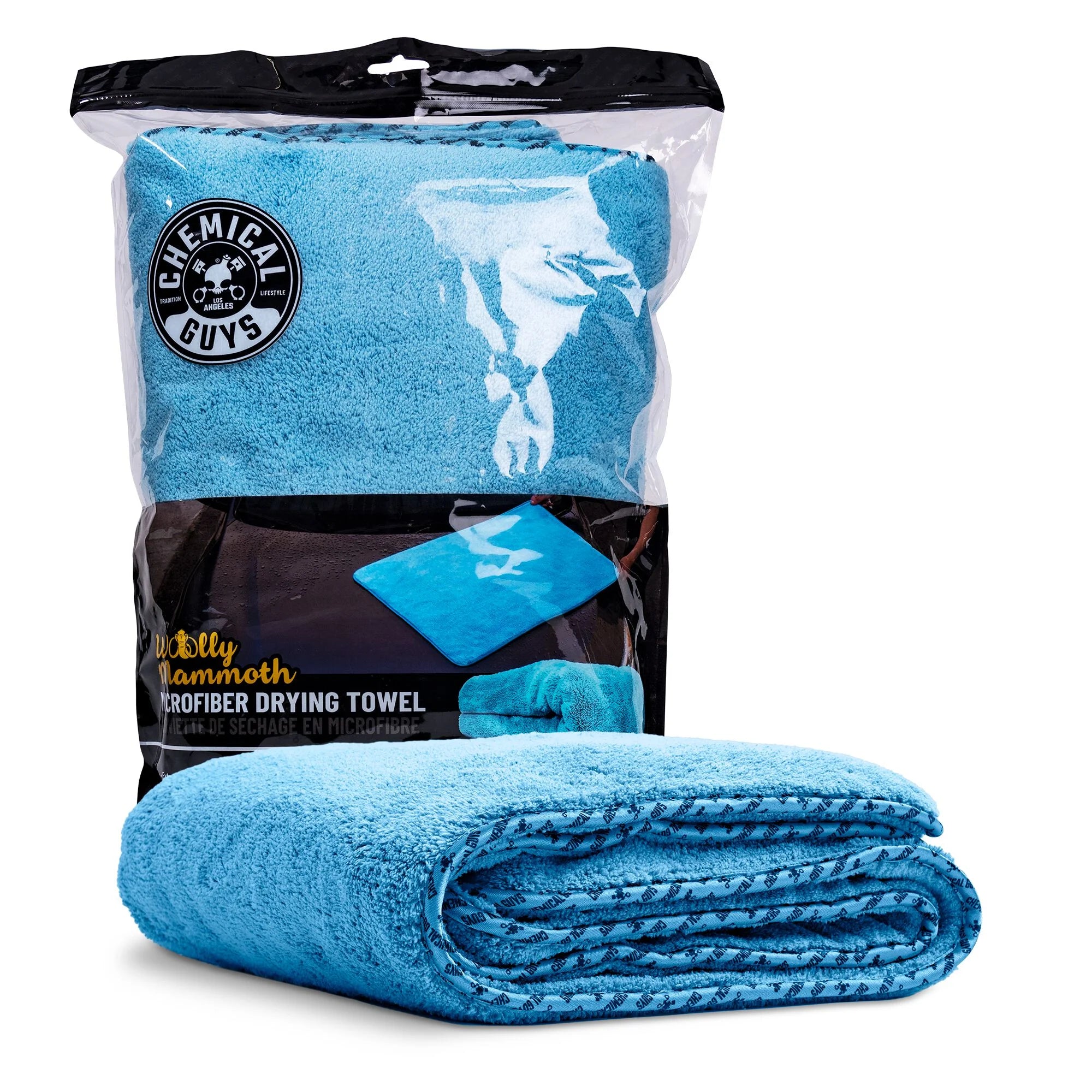 Chemical Guys Clean Woolly Mammoth Microfiber Drying Towel - Image 3