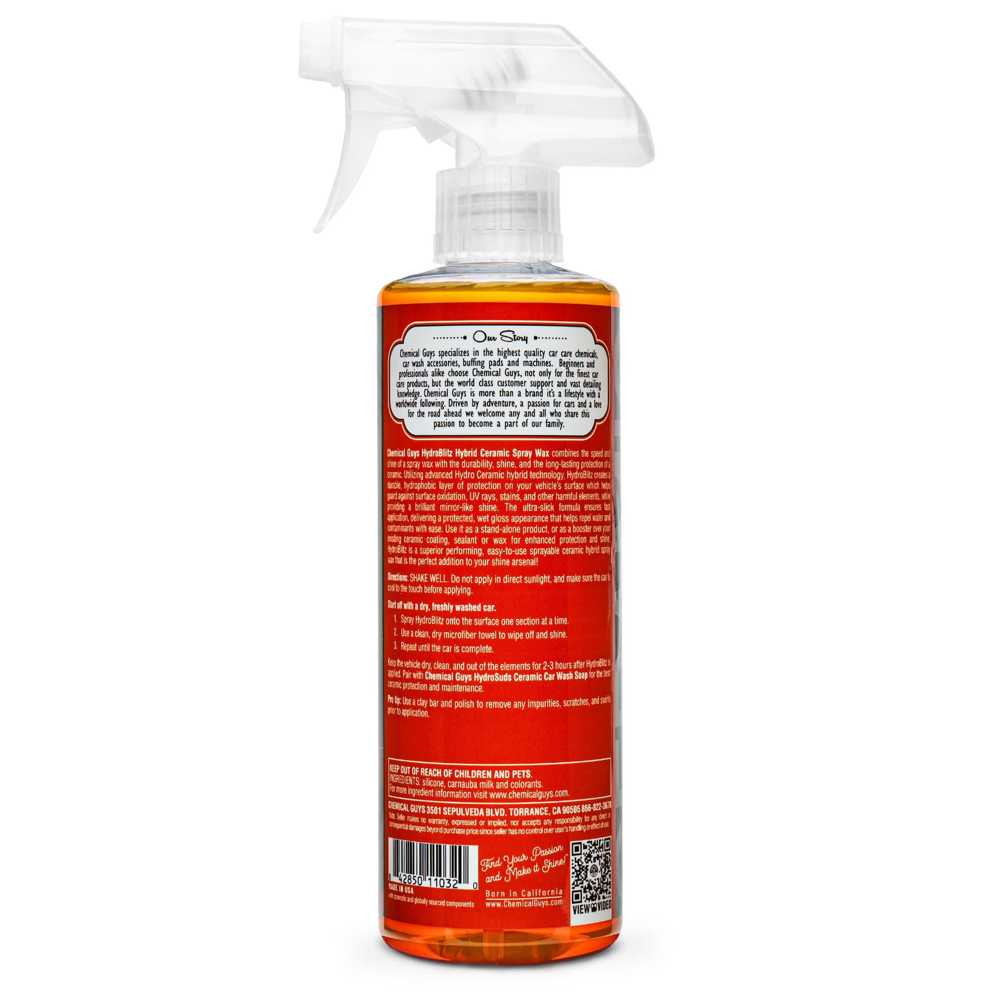 Chemical Guys Clean HydroBlitz Hybrid Ceramic Spray Wax - Image 9