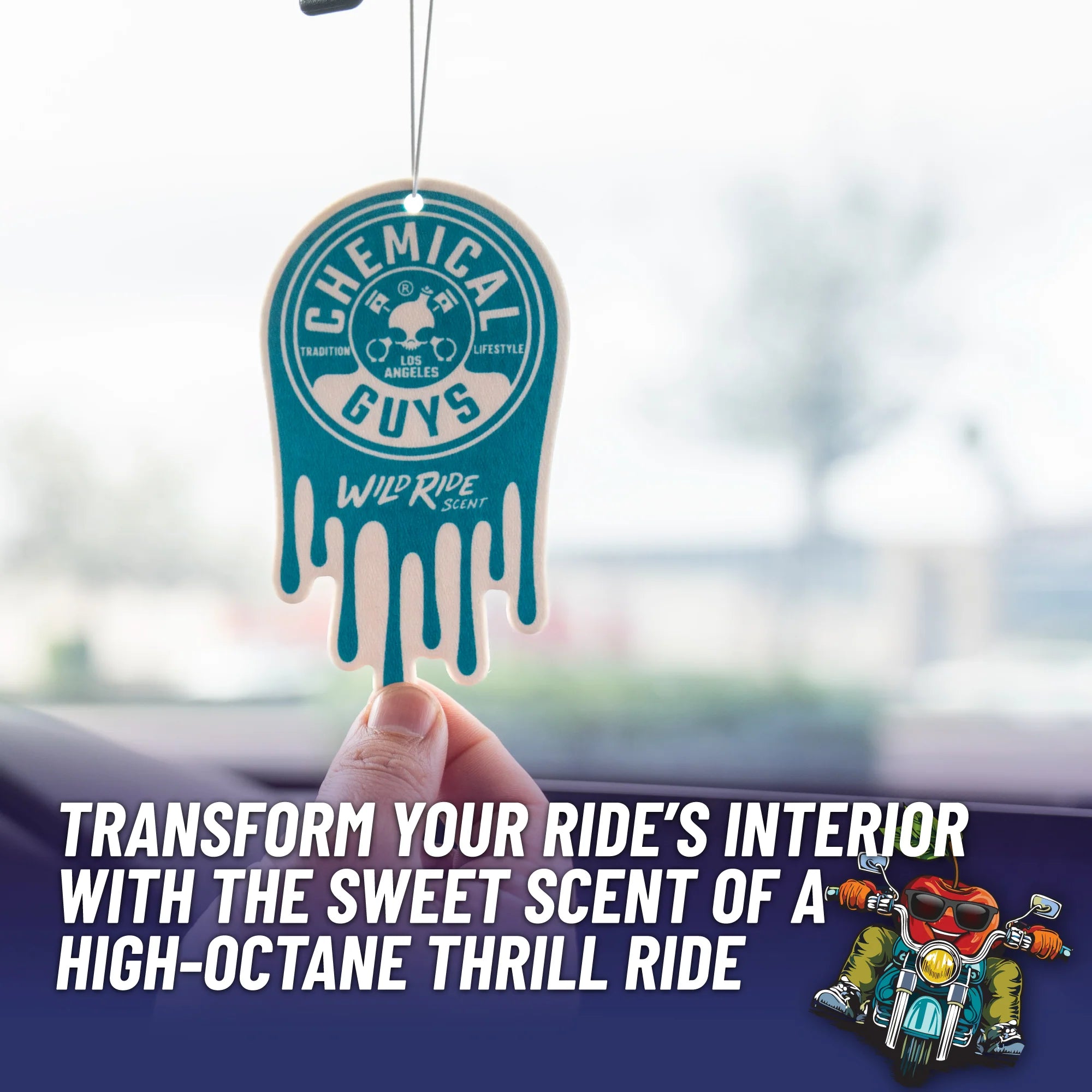 Chemical Guys Clean Wild Ride Hanging Air Freshener - Image 2