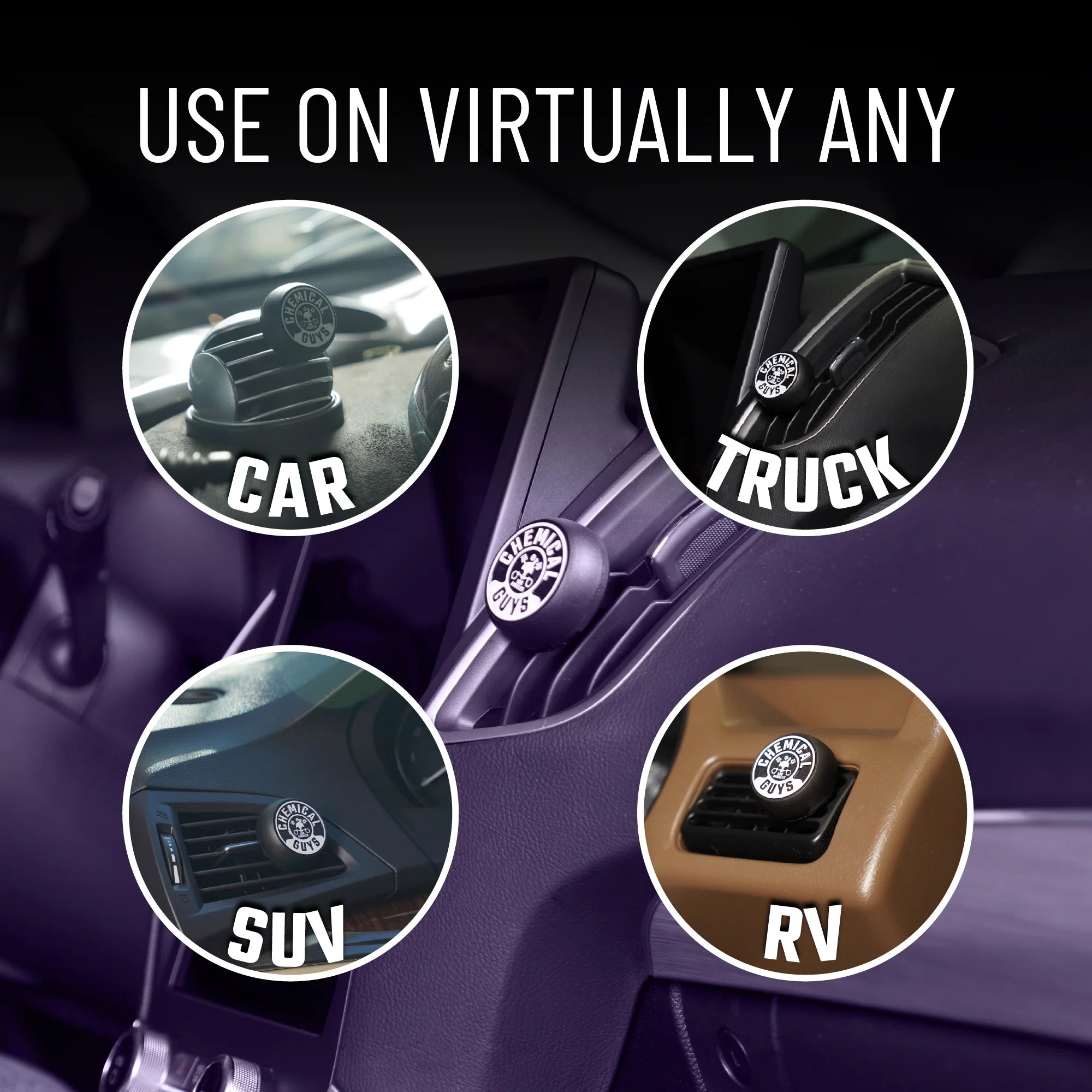 Chemical Guys Clean Galactic Vent Clip Air Freshener - Image 6
