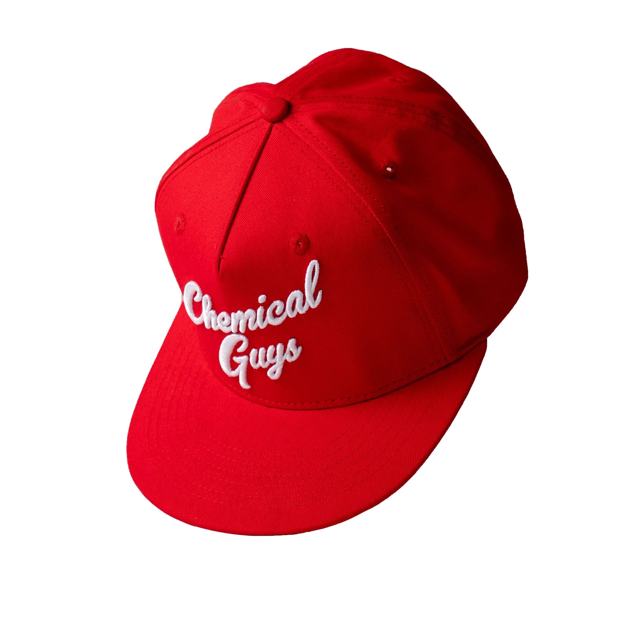 Chemical Guys Clean Snap-It-Back Red Script Hat - Image 2