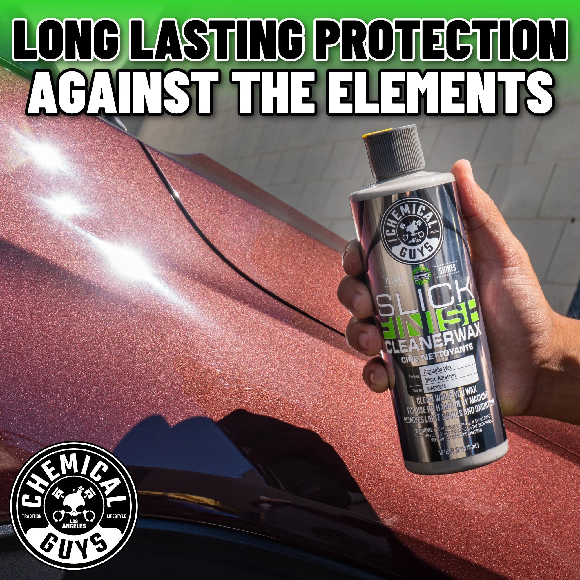Chemical Guys Clean Slick Finish Cleaner Wax - Image 4