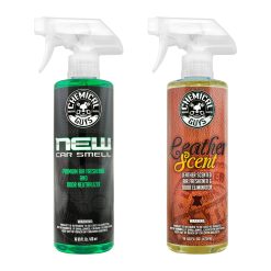 Chemical Guys Clean New Car & Leather Air Scent Combo Bundle