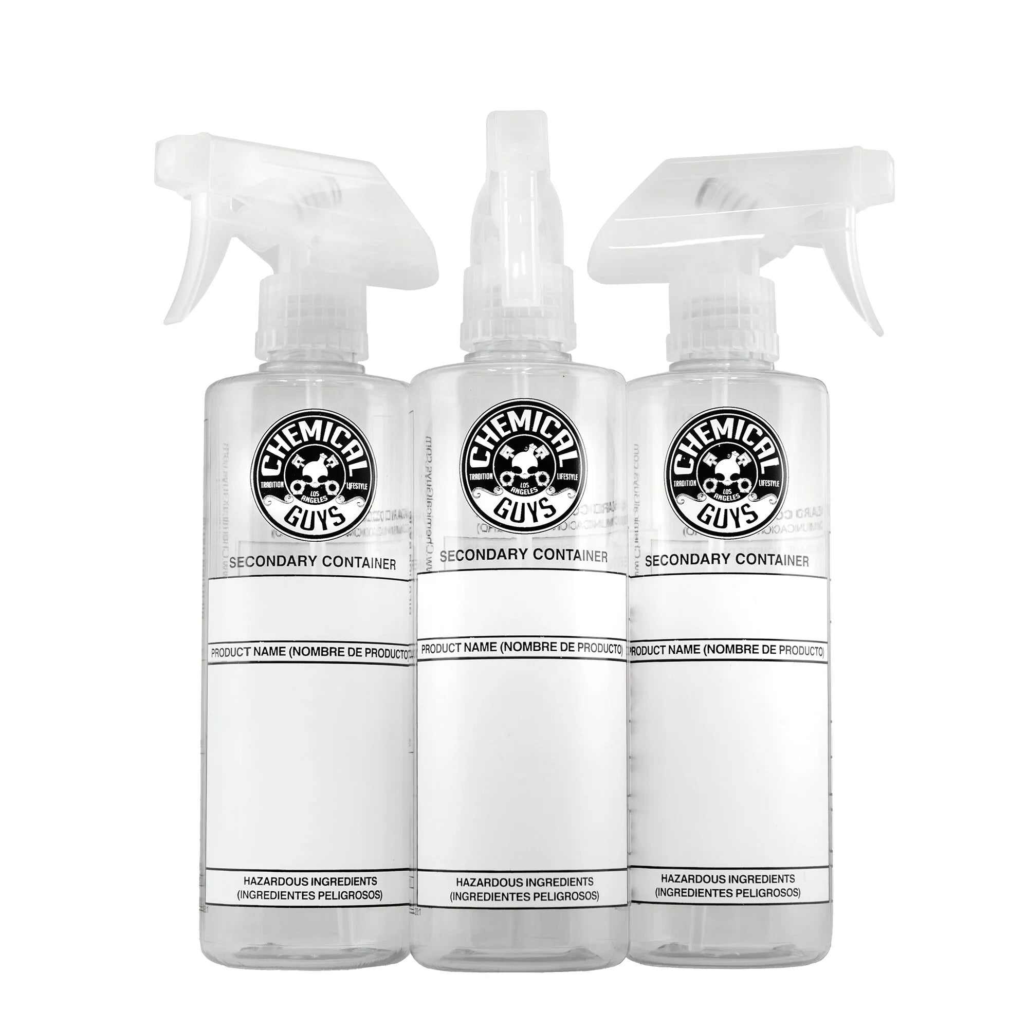 Chemical Guys Clean Secondary Container Dilution Bottles 3-Pack
