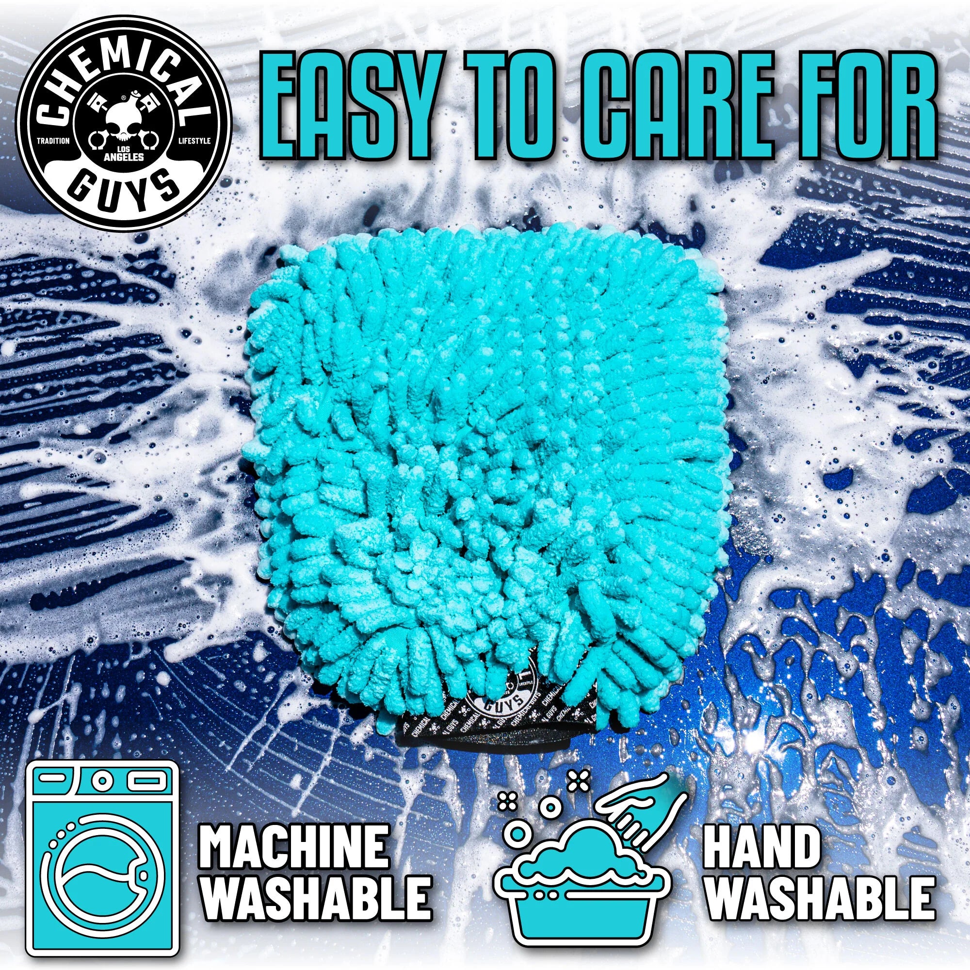 Chemical Guys Clean Big Noodle Supersized Wash Mitt - Image 5