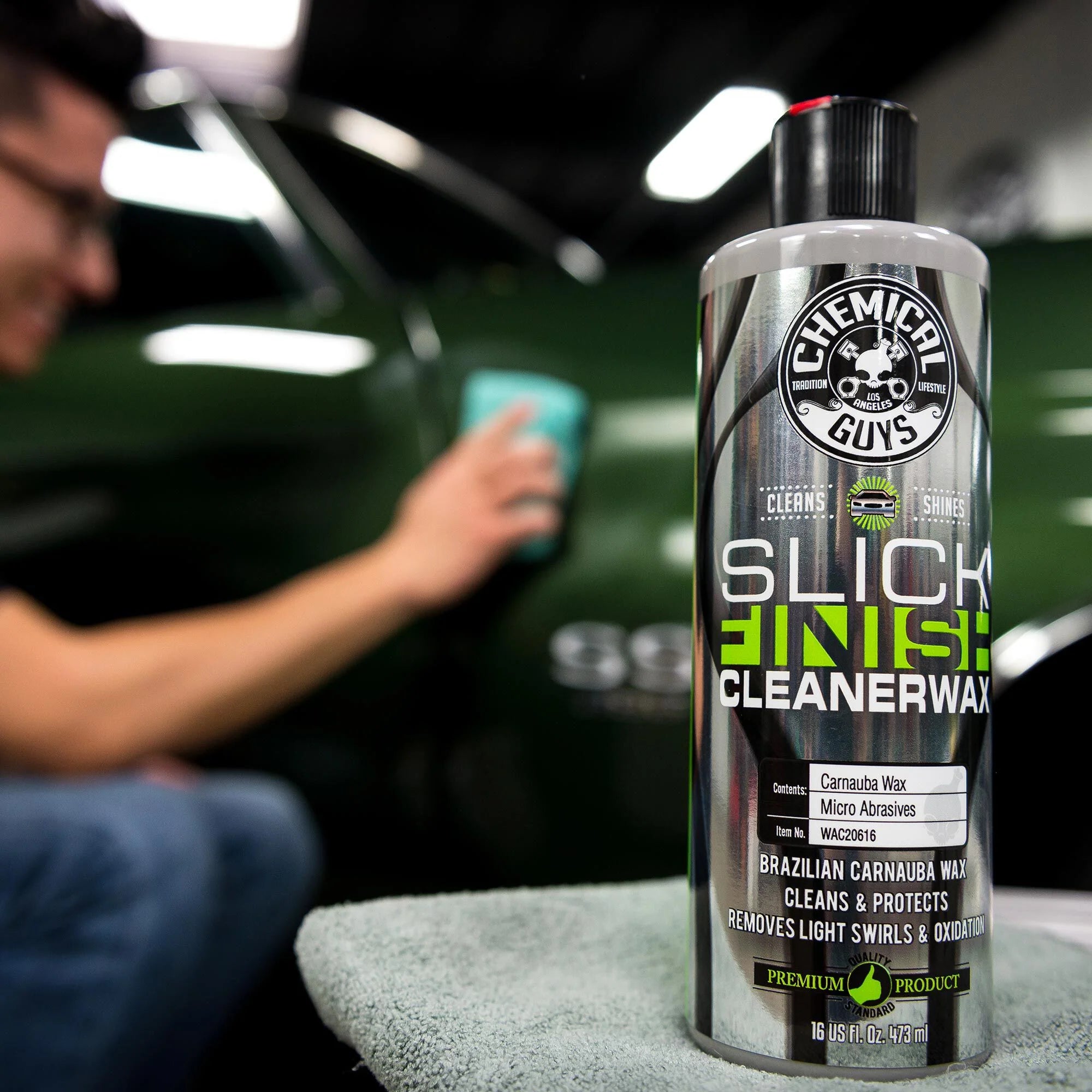 Chemical Guys Clean Slick Finish Cleaner Wax - Image 12