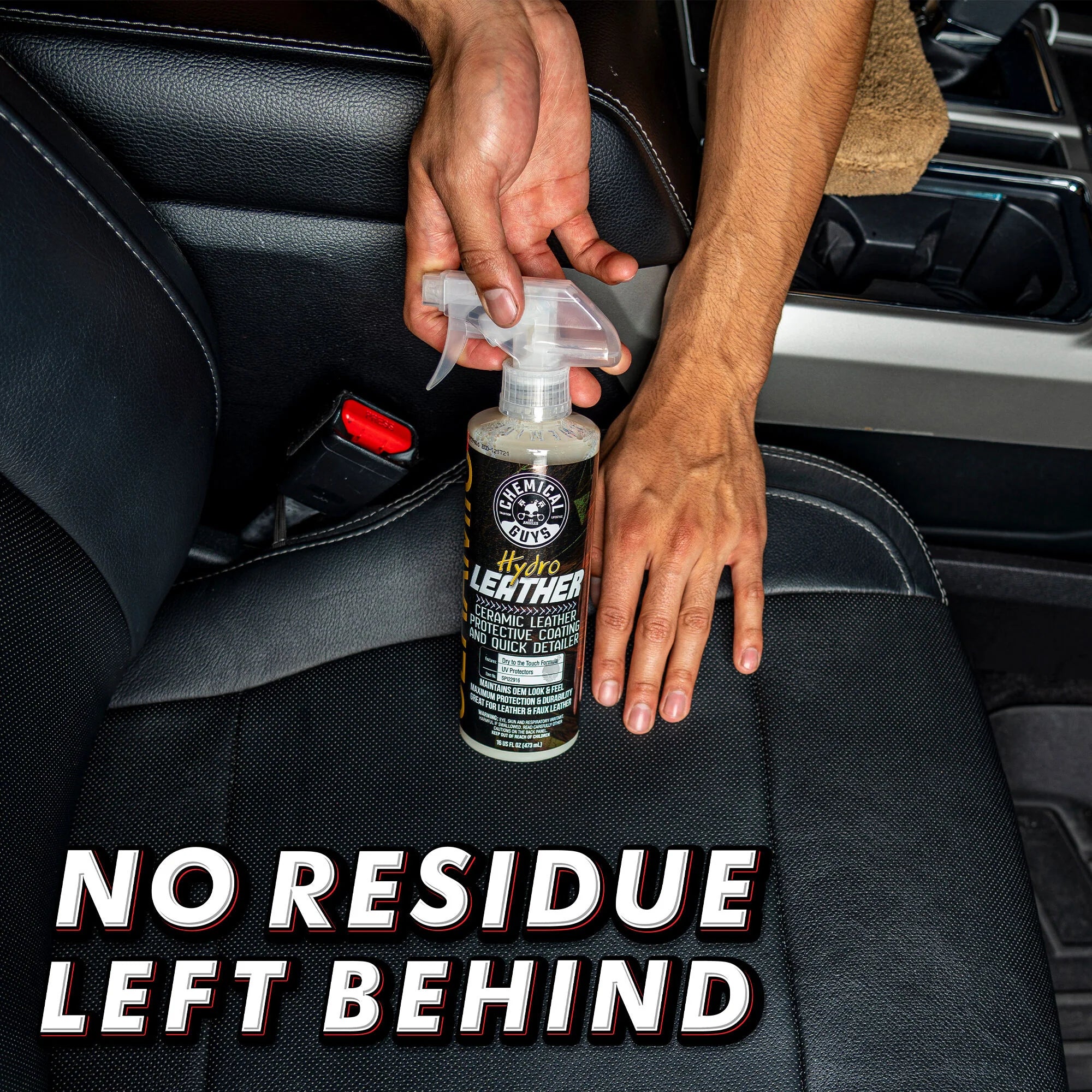 Chemical Guys Clean HydroLeather Ceramic Coating and Quick Detailer - Image 2